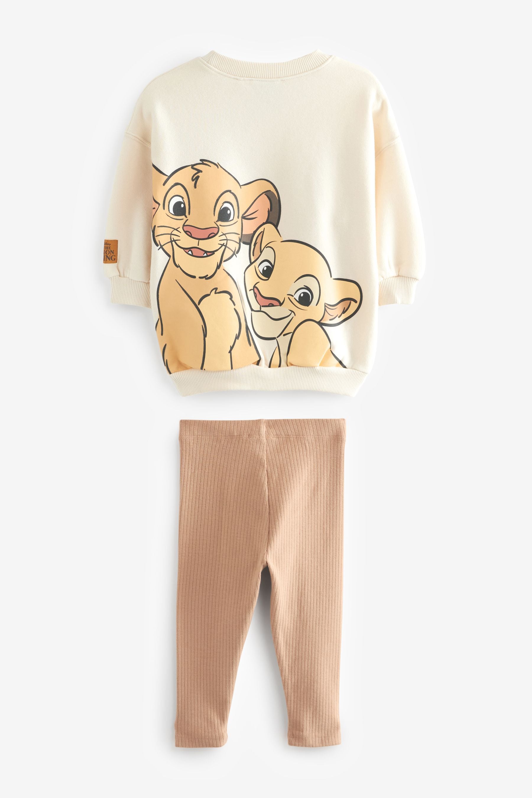 Cream Lion King Sweater And Leggings Set (3mths-7yrs)