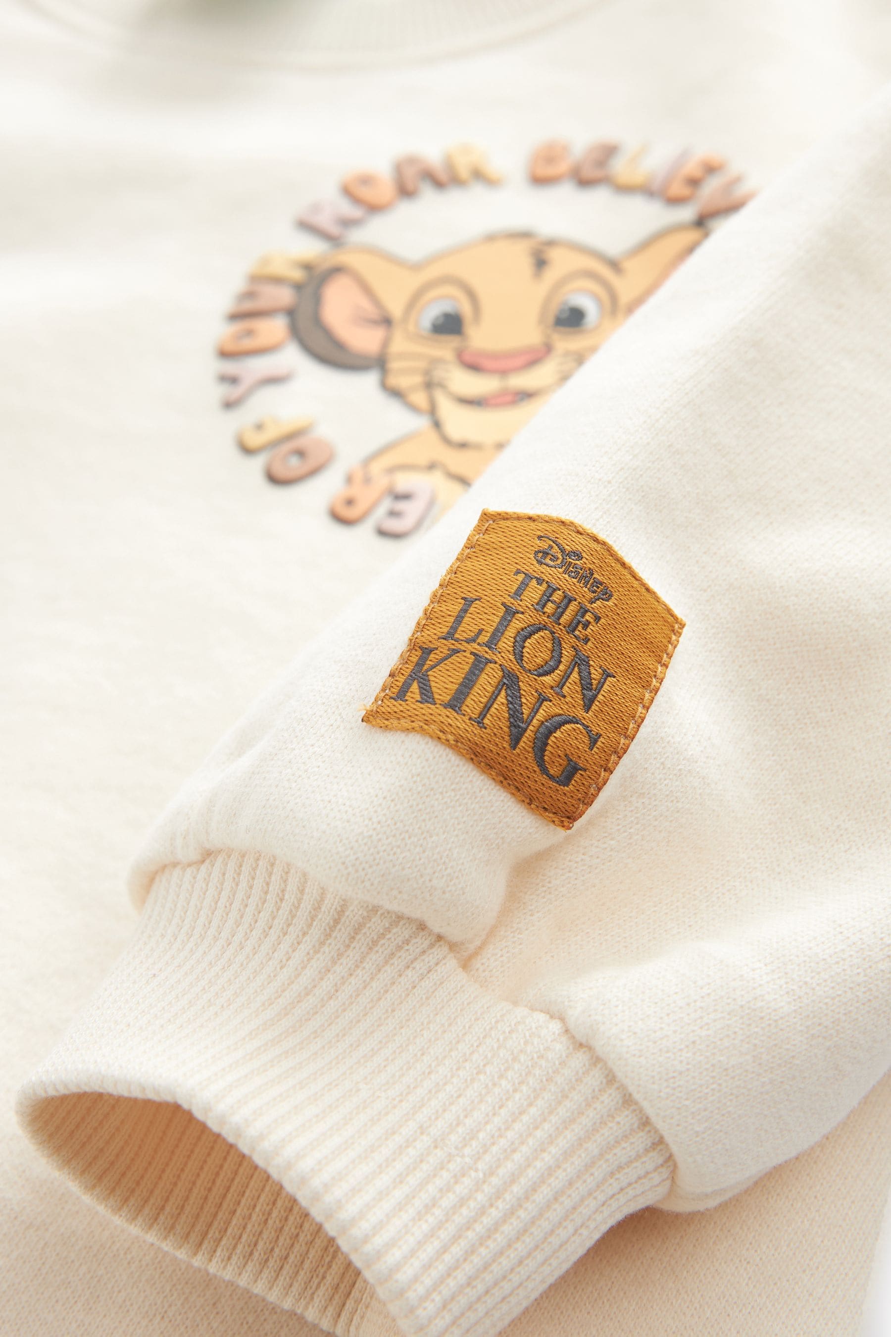 Cream Lion King Sweater And Leggings Set (3mths-7yrs)