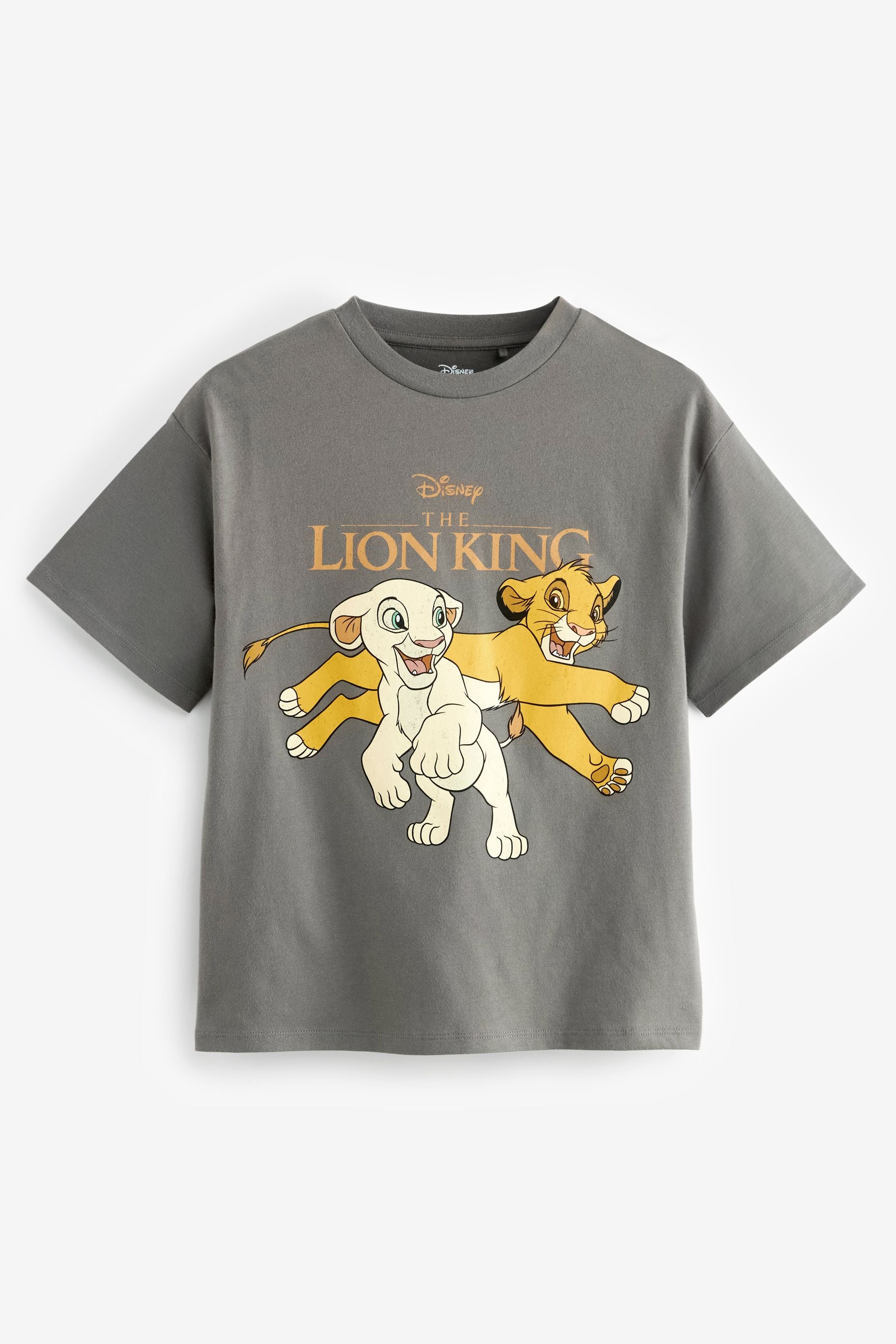 Charcoal Grey Oversized Lion King License T-Shirt (3-16yrs)