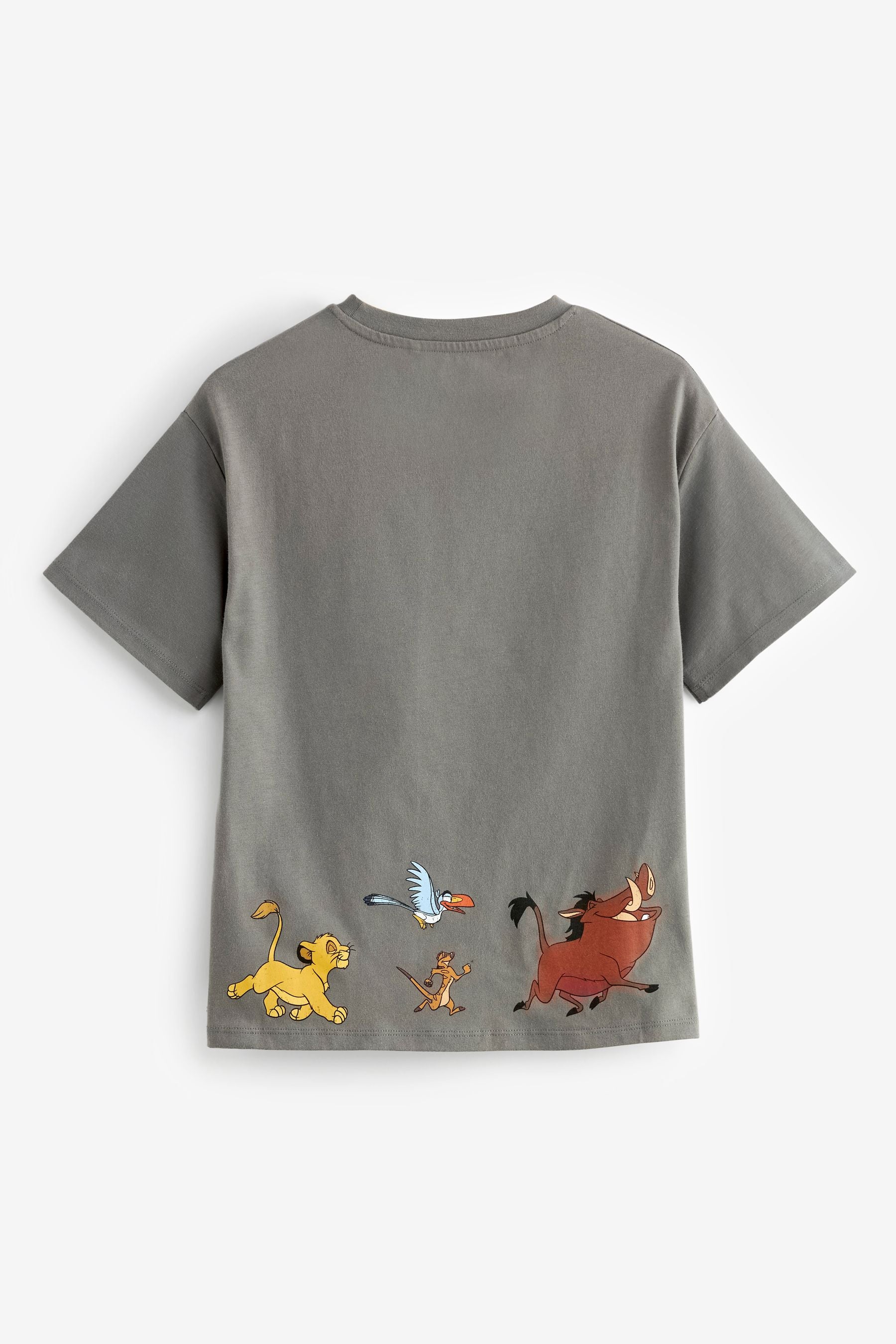 Charcoal Grey Oversized Lion King License T-Shirt (3-16yrs)