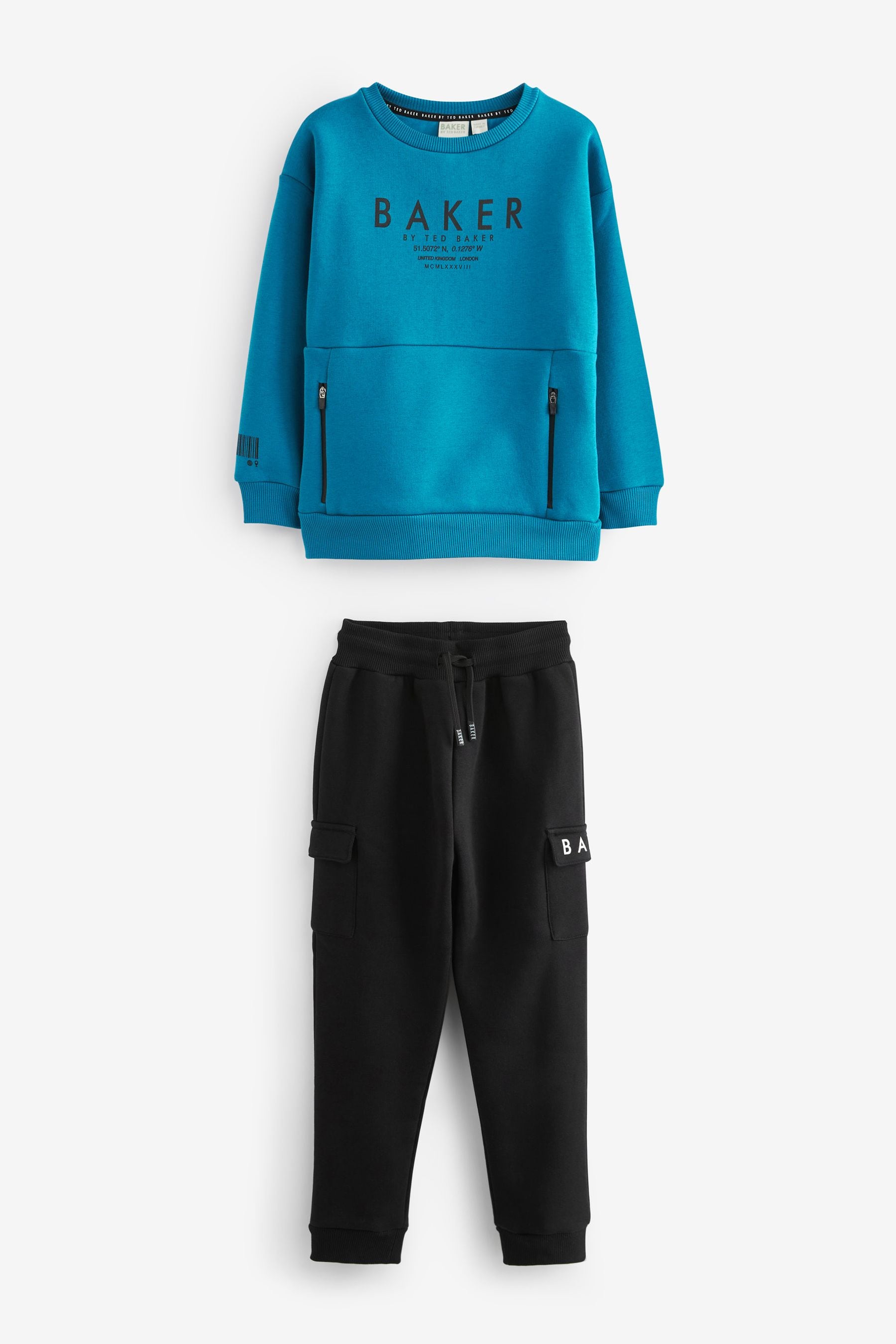 Baker by Ted Baker Sweatshirt and Cargo Joggers Set