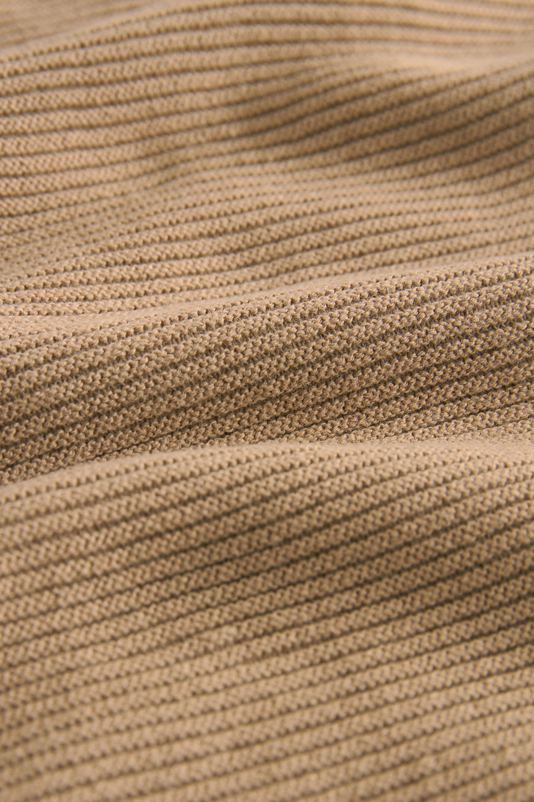 Neutral/Tan Textured Crew Jumper (3-16yrs)