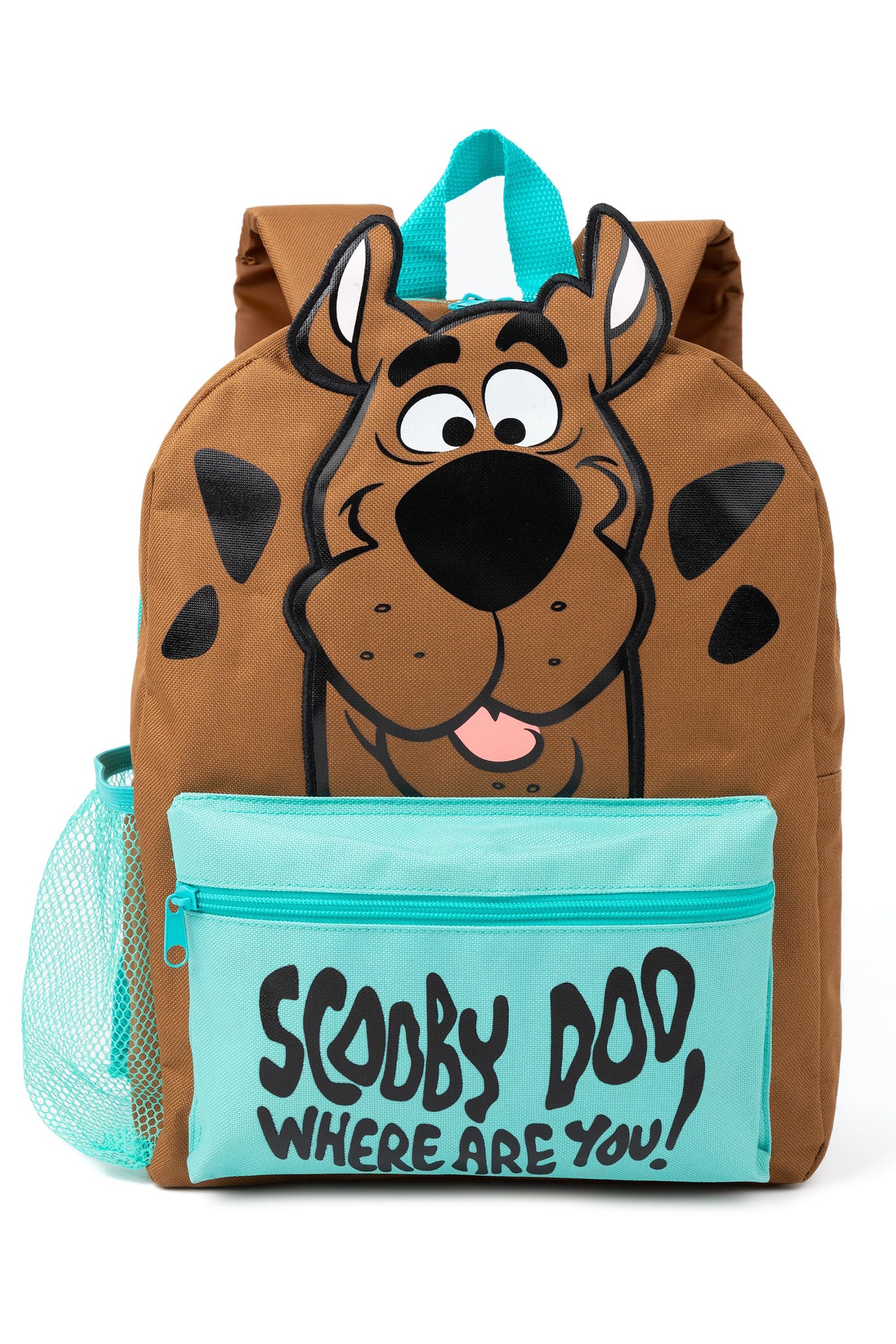 Brown Scooby Doo Vanilla Underground Licensing 4 Piece Backpack Set