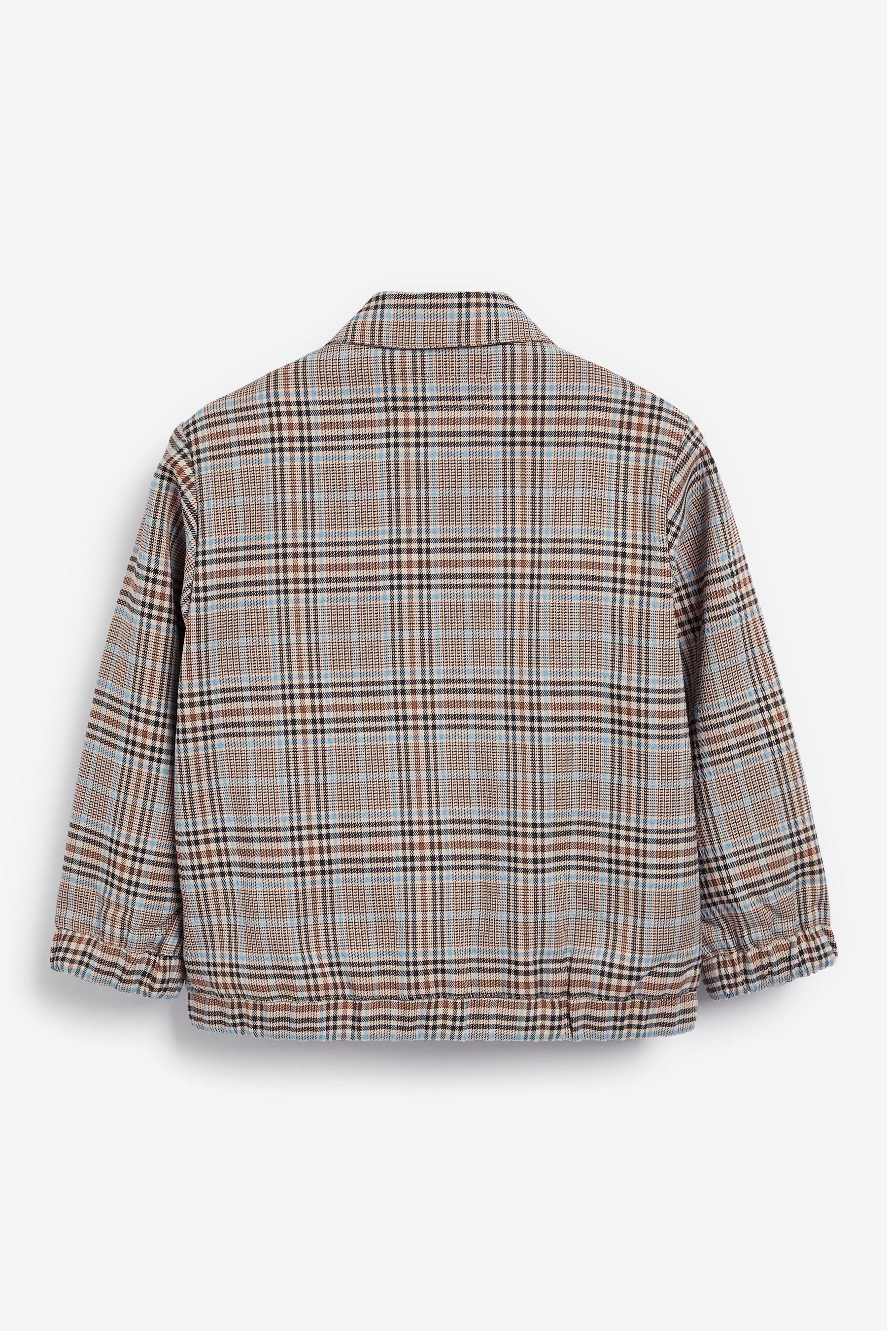 Neutral Check Bomber Jacket (3mths-9yrs)