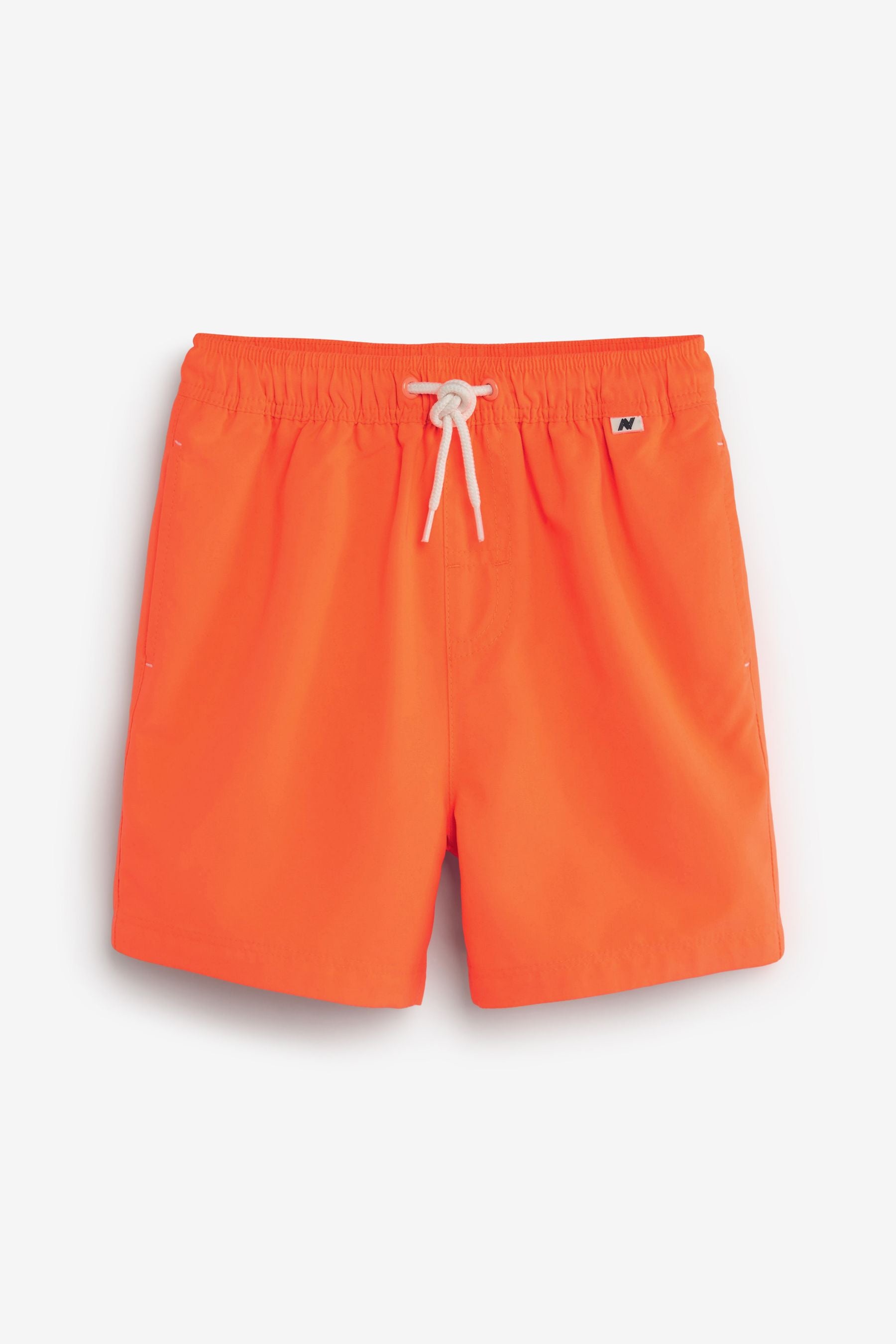 Black and Fluro Orange Swim Shorts 2 Pack (1.5-16yrs)