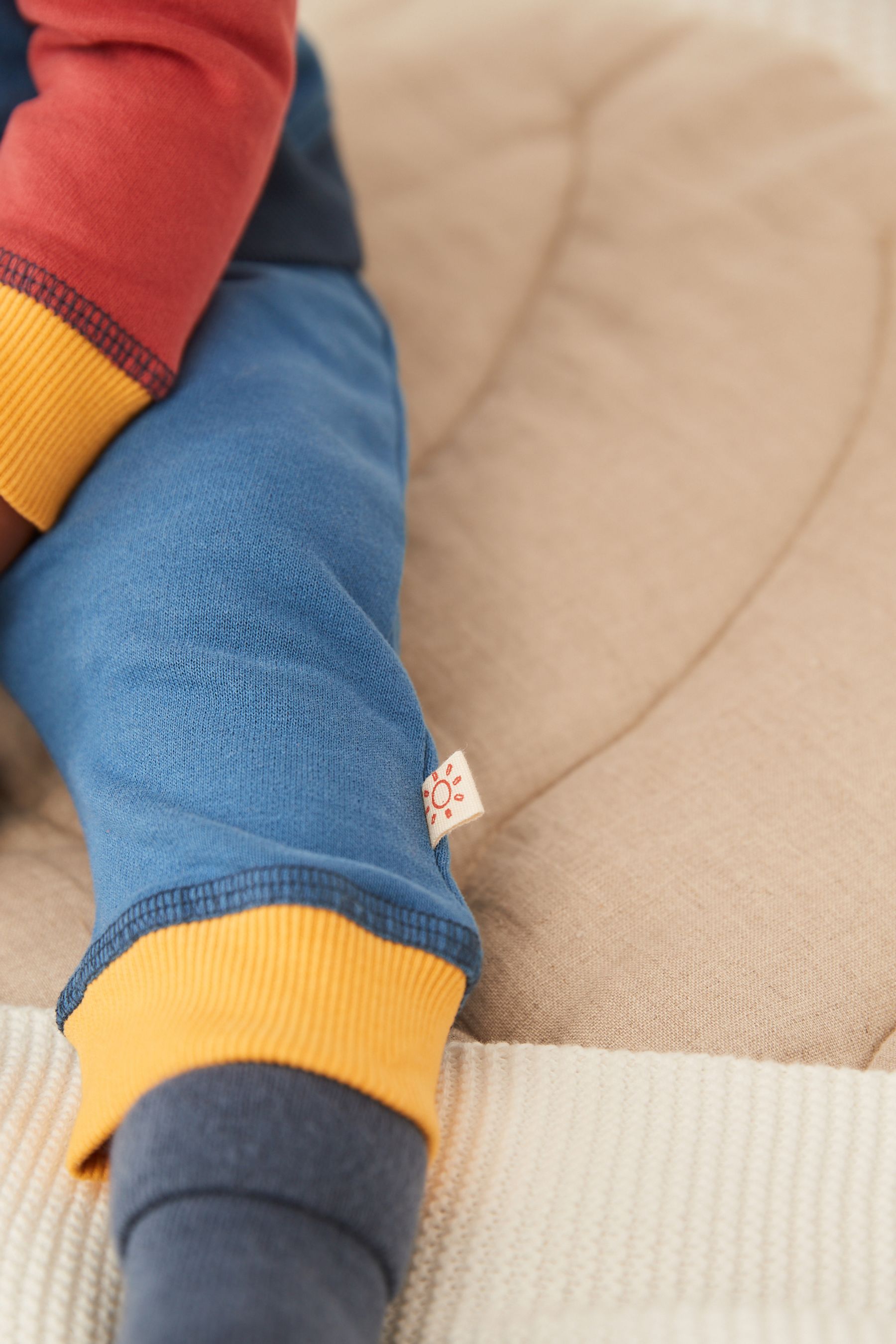 Bright Colourblock Jersey Sweatshirt And Jogger Set (0mths-2yrs)