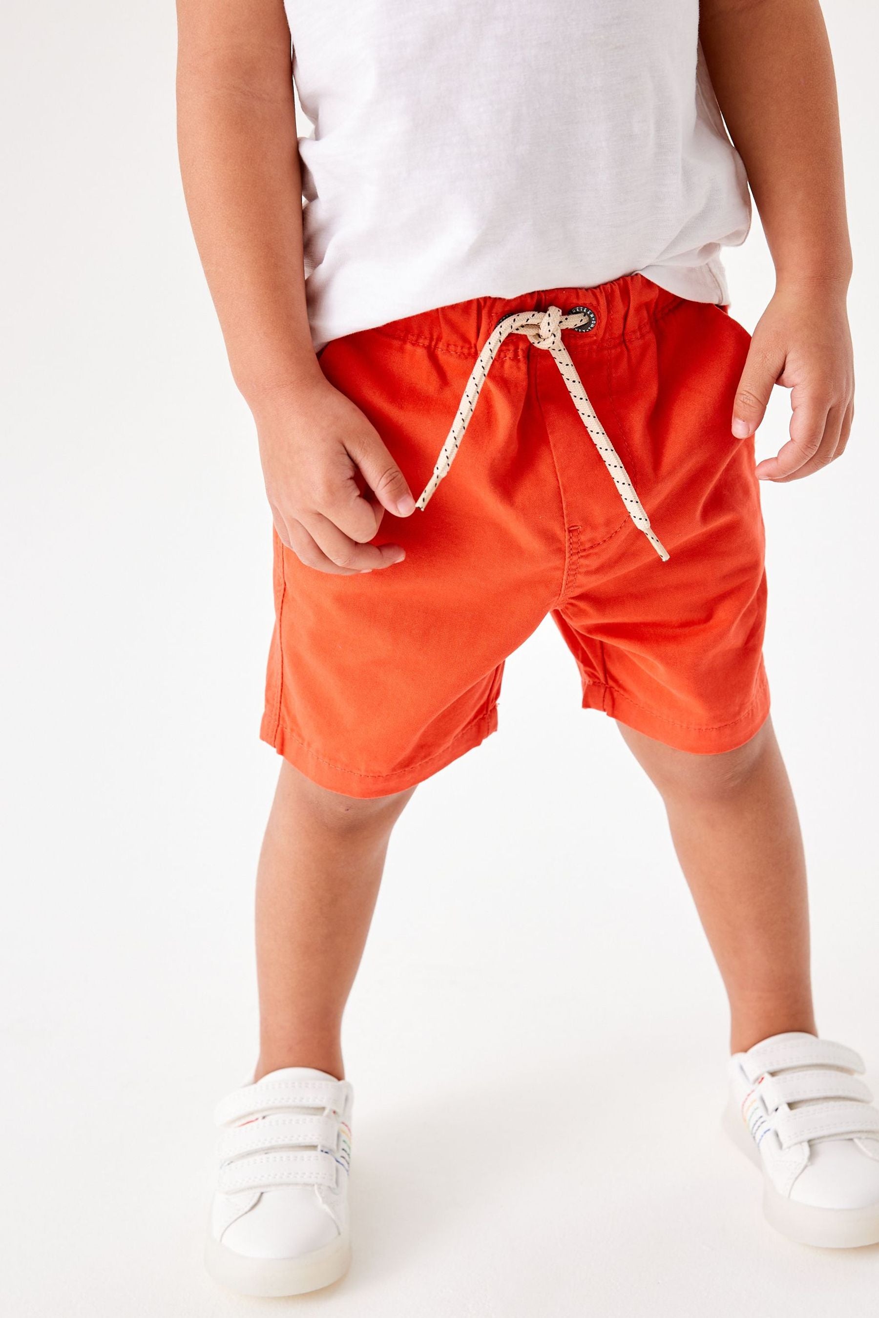 Orange Pull-On Shorts (3mths-7yrs)