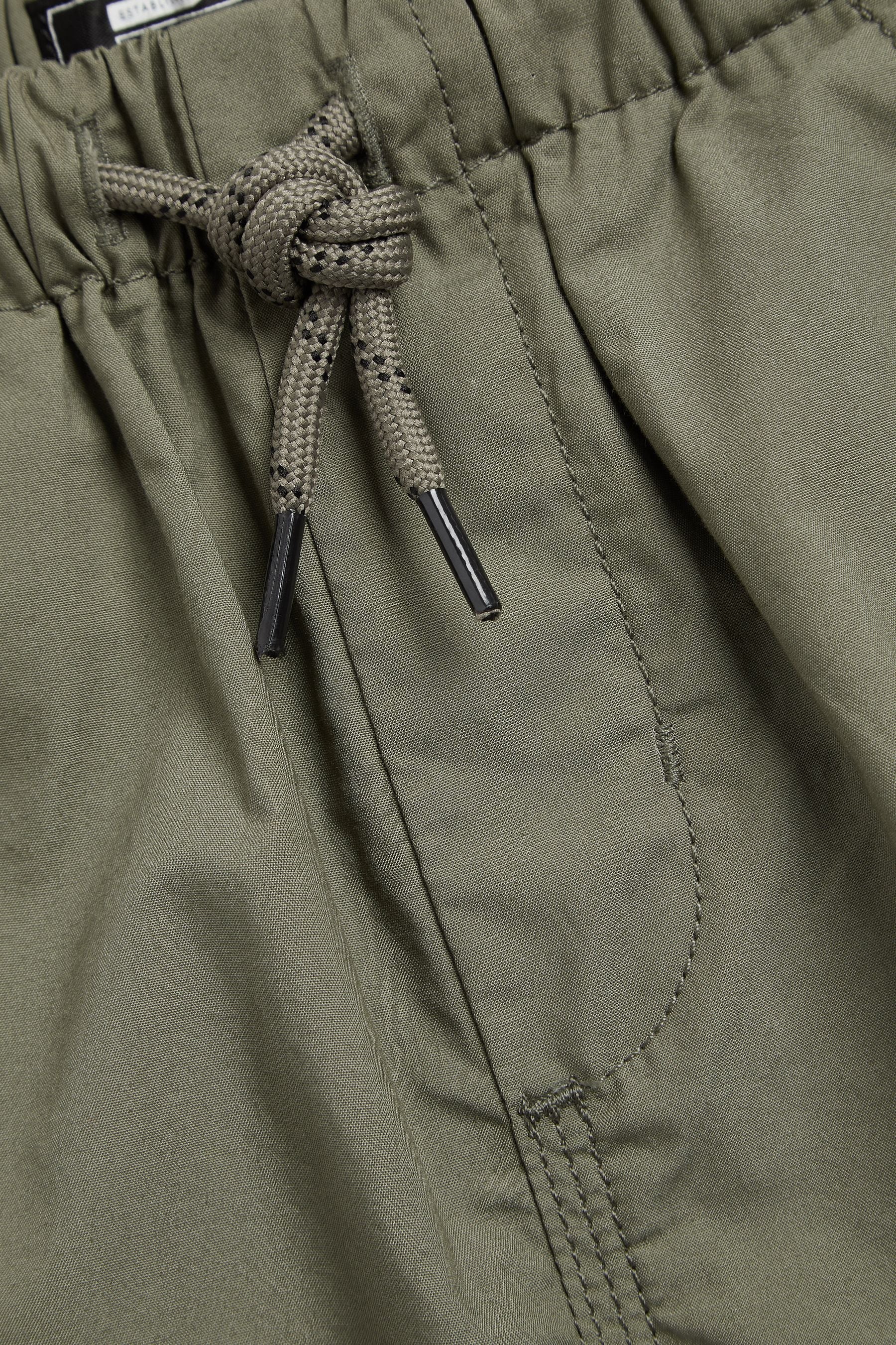 Khaki Green Cargo Shorts (3mths-7yrs)