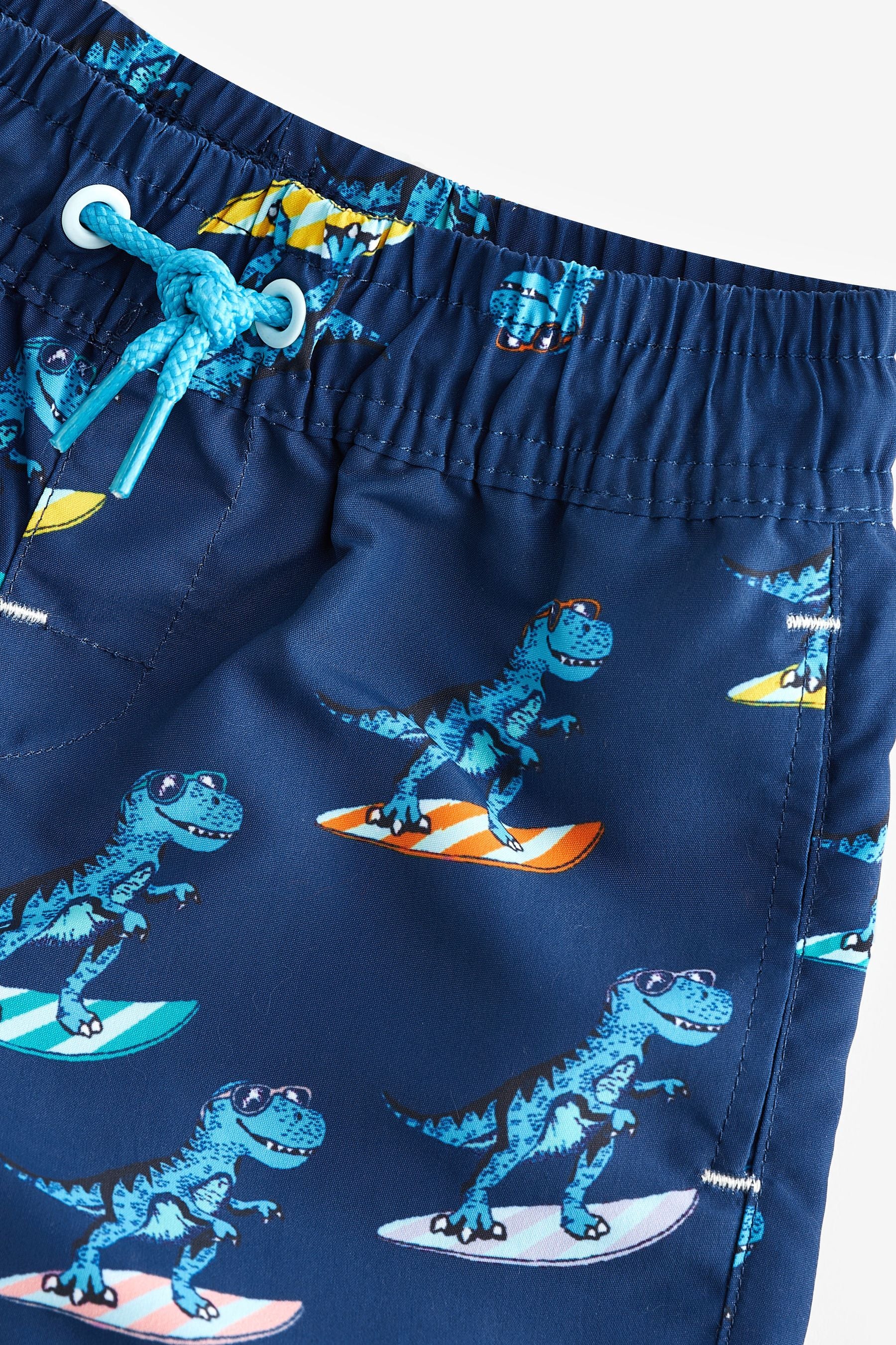 Blue 2 Piece Rash Vest And Shorts Set (3mths-7yrs)