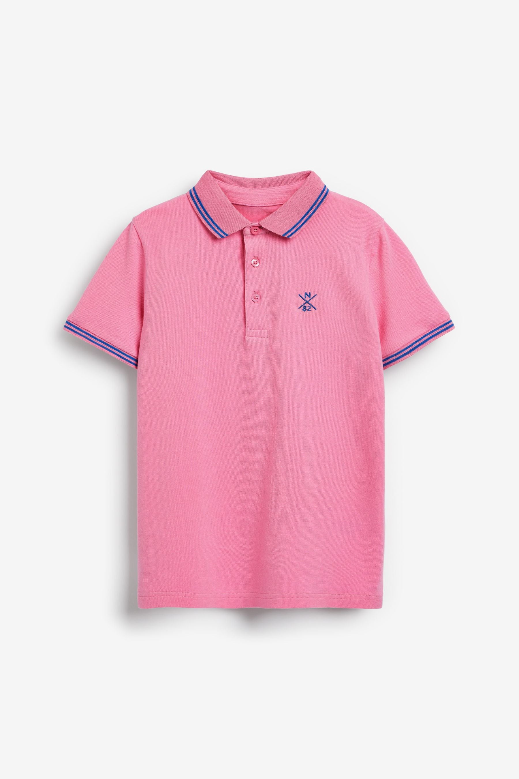 Pink Short Sleeve Polo Shirt (3-16yrs)