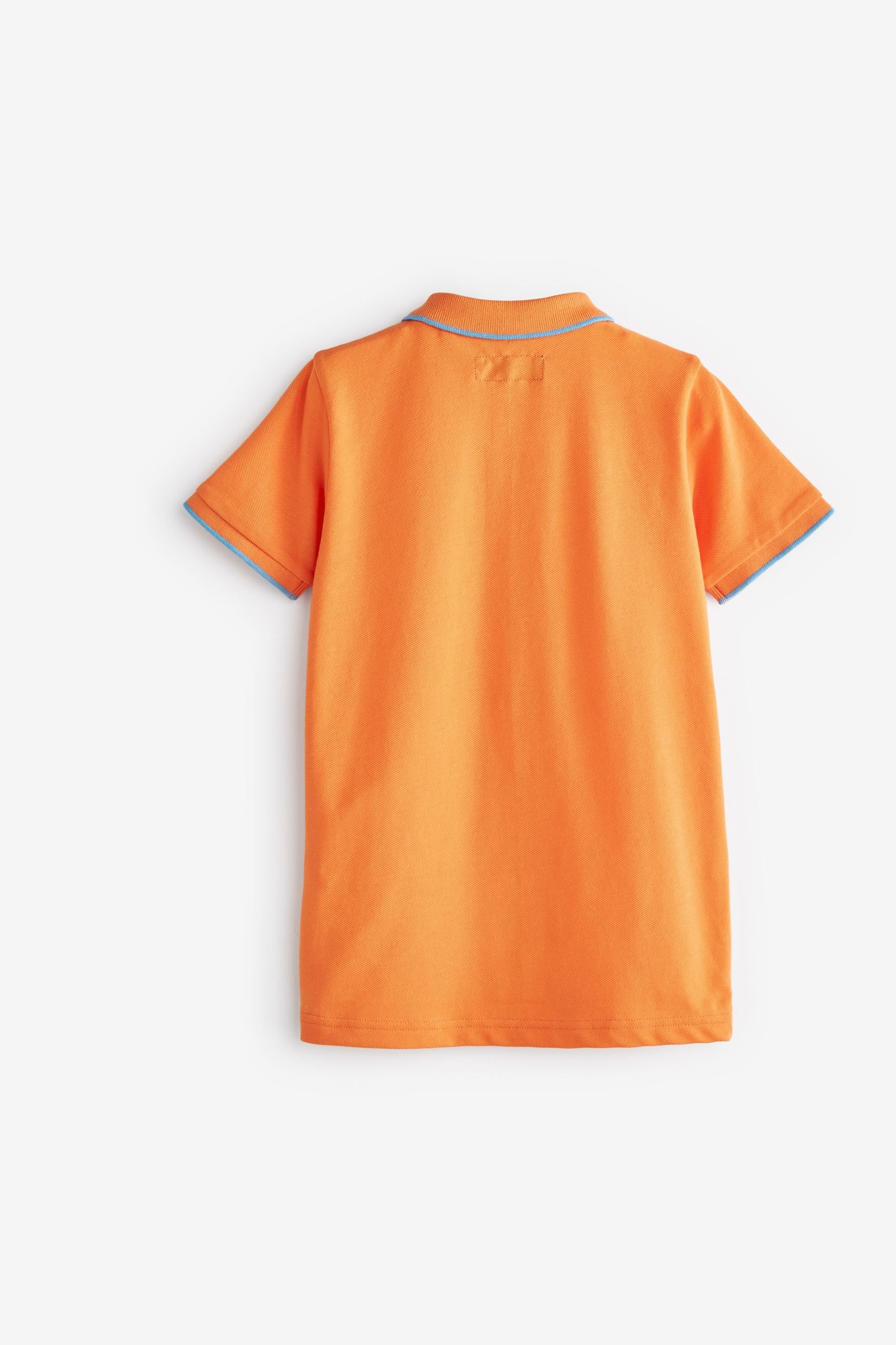 Orange Short Sleeve Polo Shirt (3-16yrs)