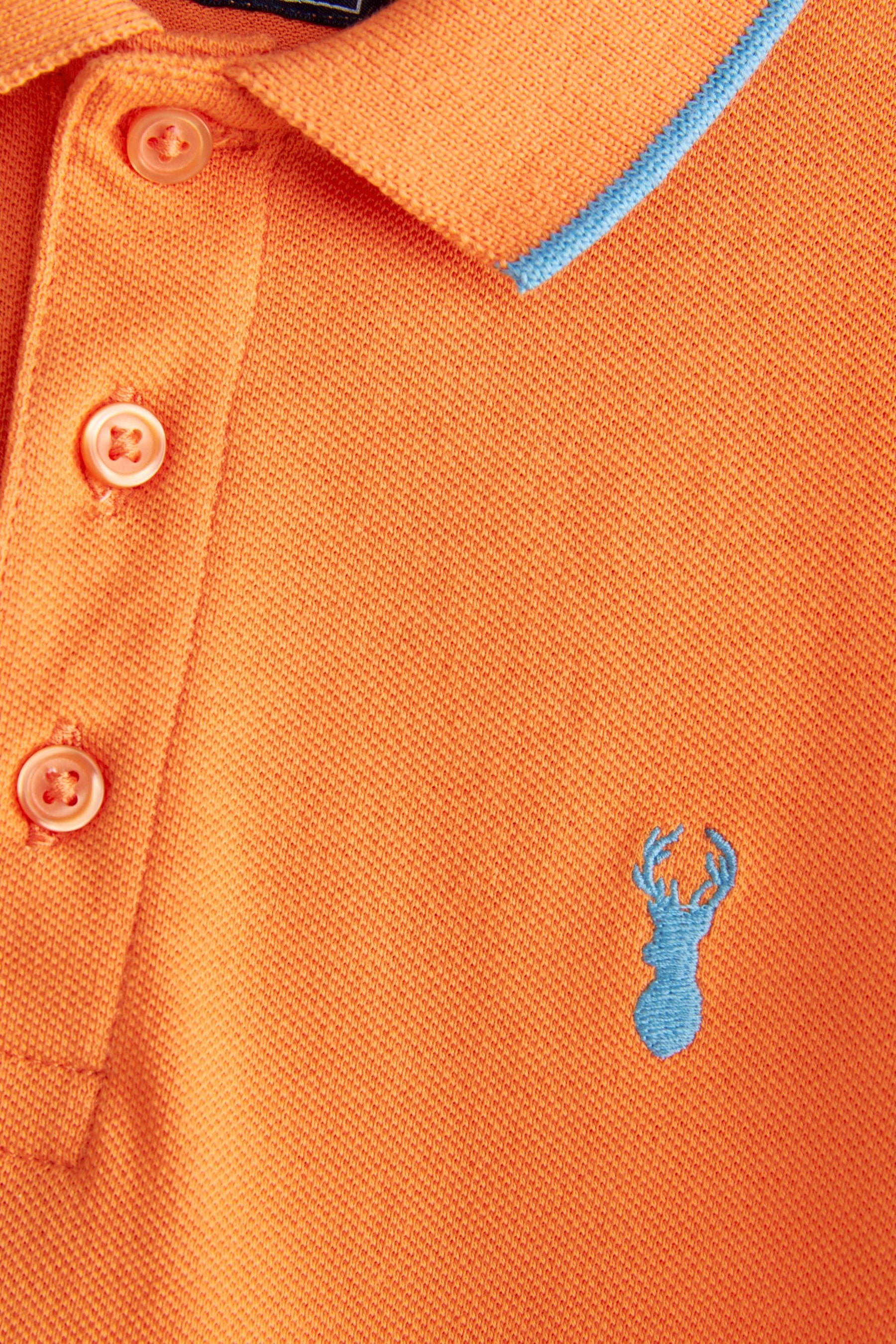 Orange Short Sleeve Polo Shirt (3-16yrs)