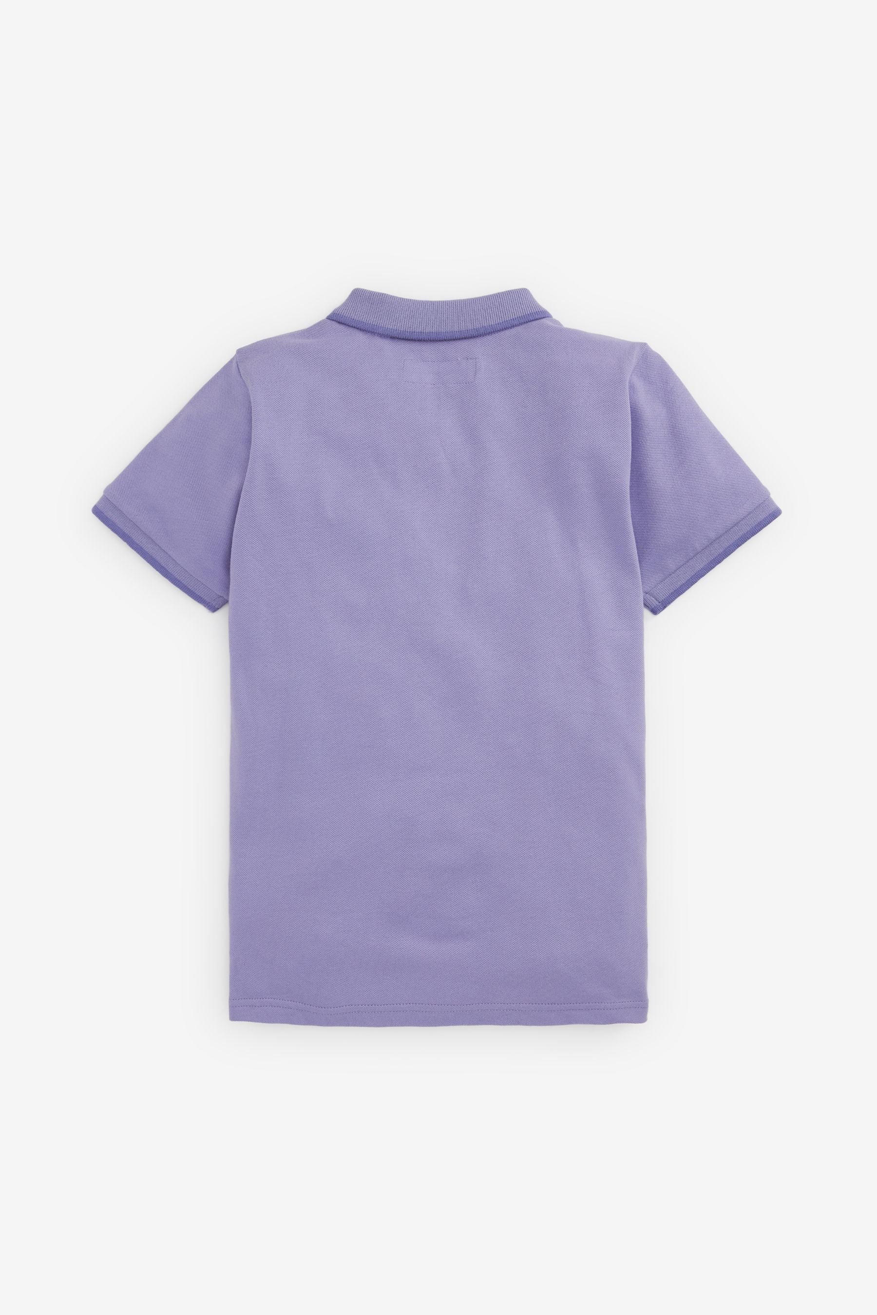 Lilac Purple Short Sleeve Polo Shirt (3-16yrs)