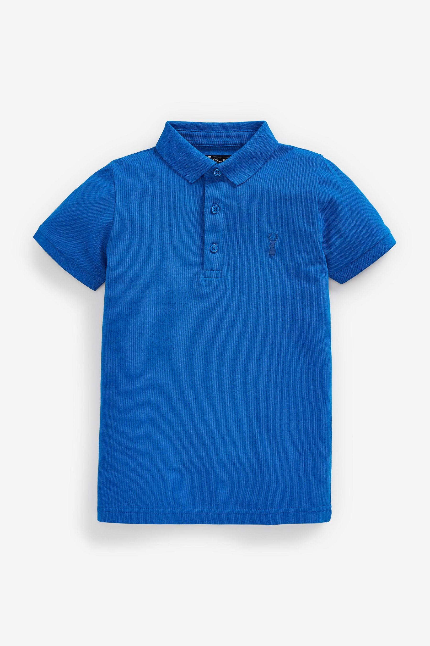 Blue Cobalt Short Sleeve Polo Shirt (3-16yrs)