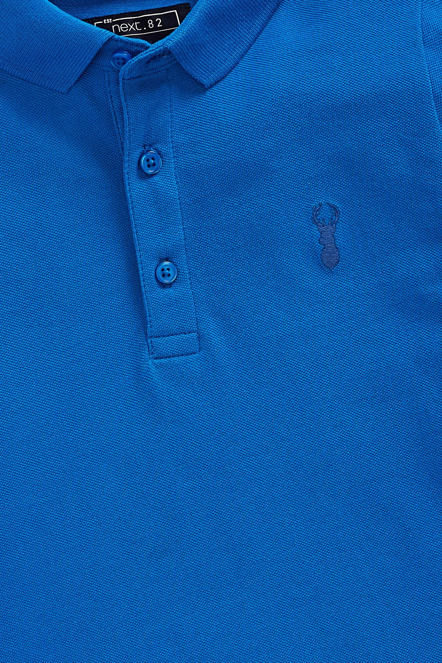 Blue Cobalt Short Sleeve Polo Shirt (3-16yrs)