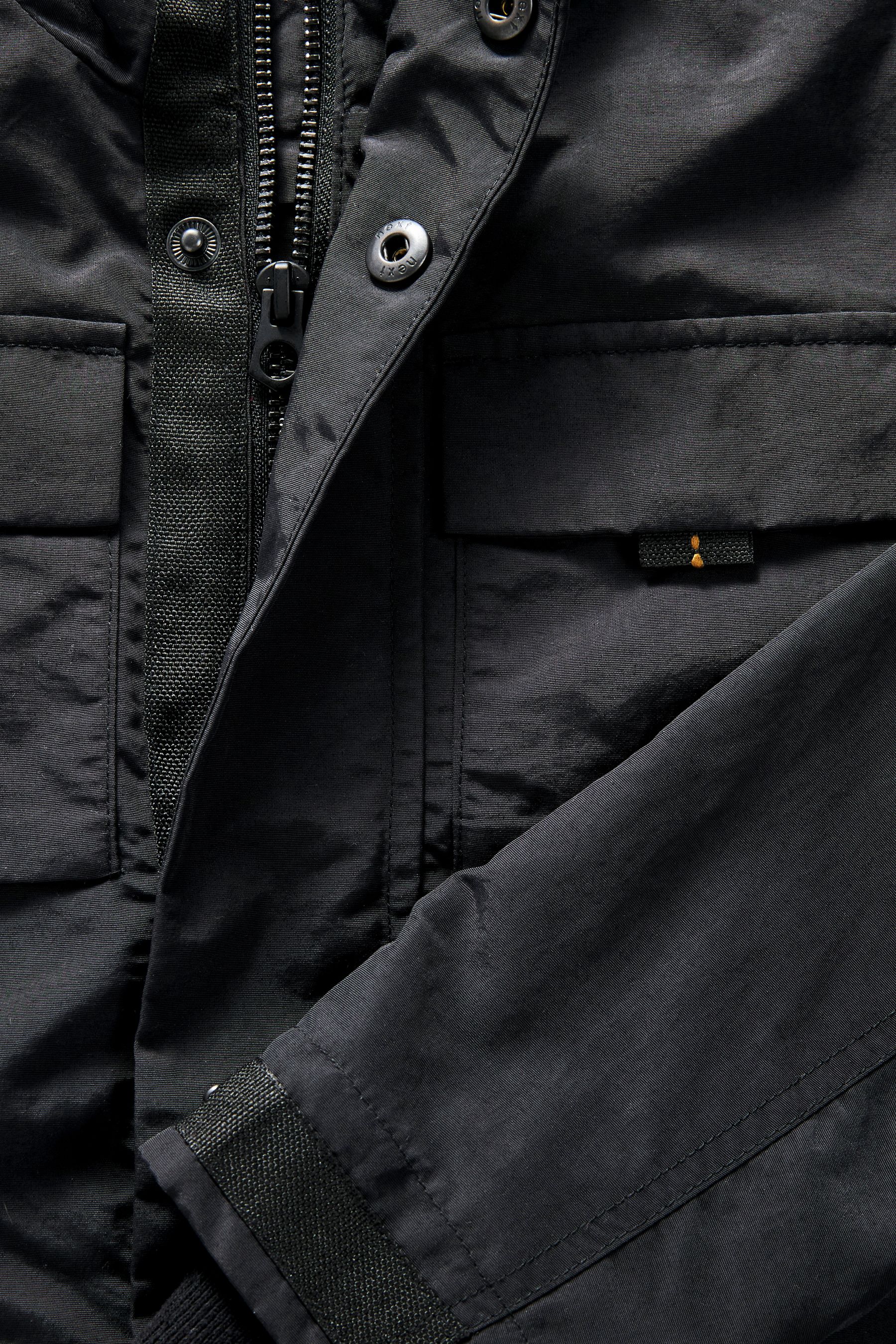 Black Utility Harrington Jacket (3-16yrs)