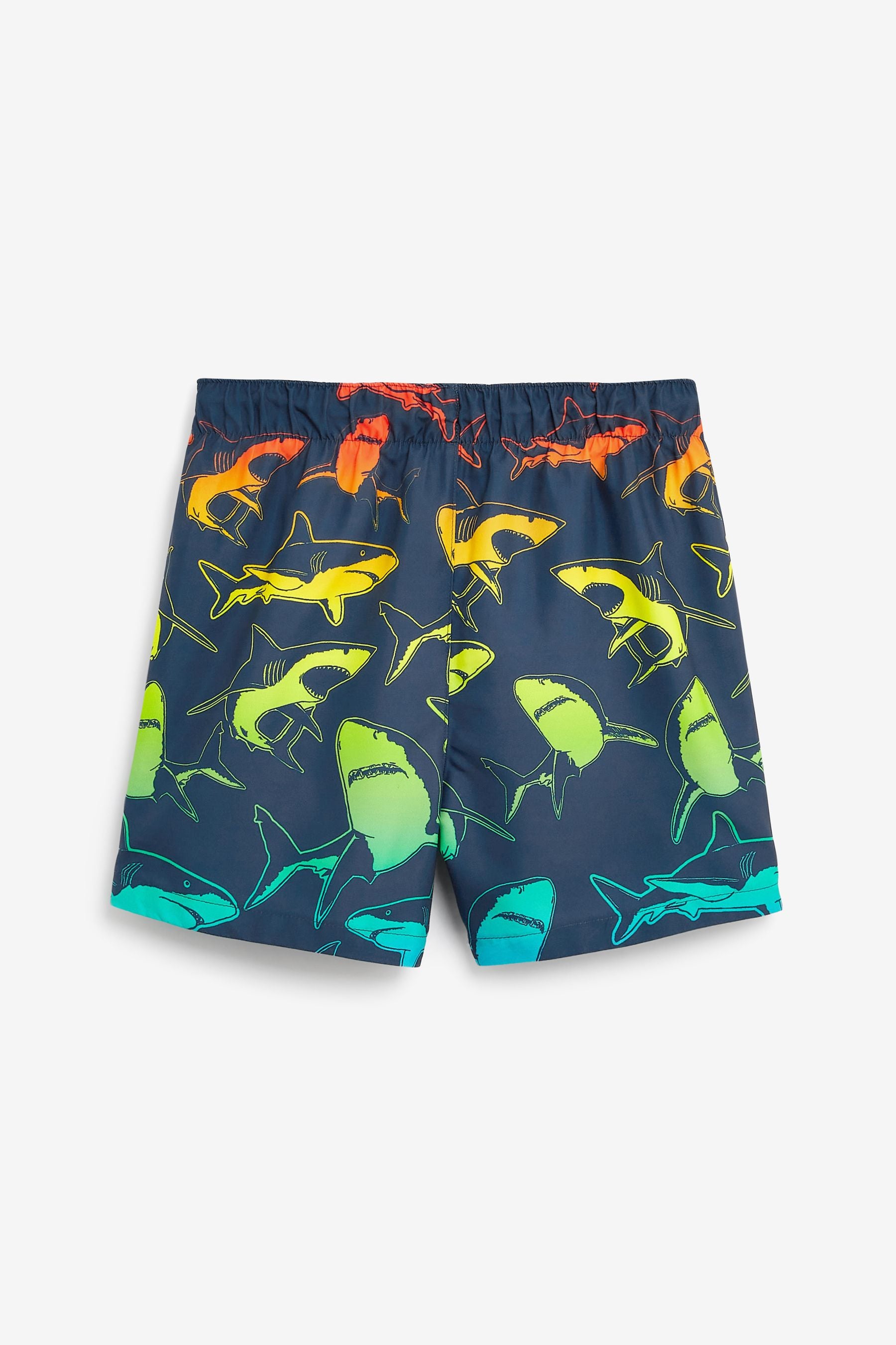 Blue Ombre Shark Swim Shorts (3-16yrs)