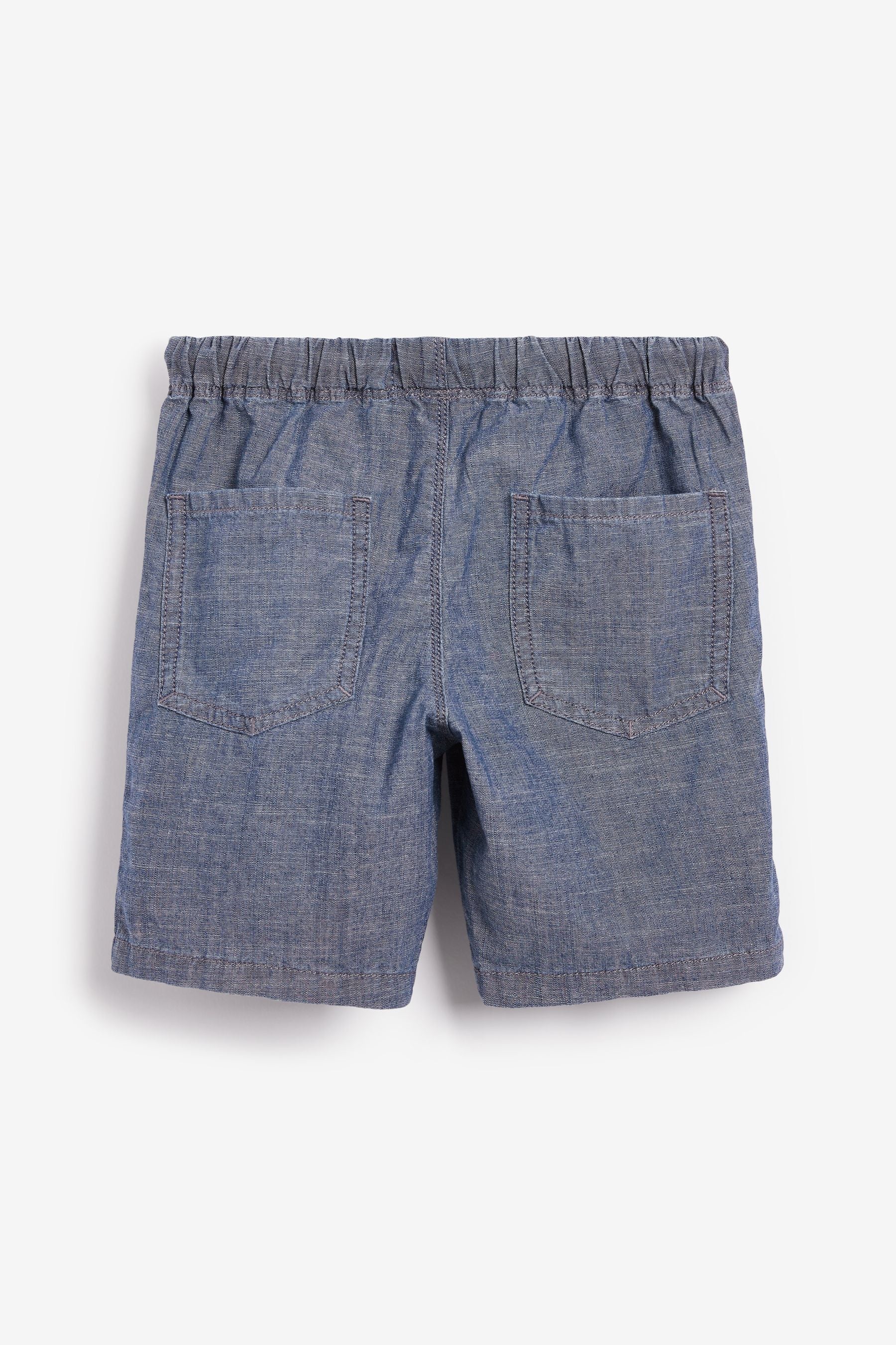 Blue/Navy 3 Pack Pull-On Shorts (3-16yrs)