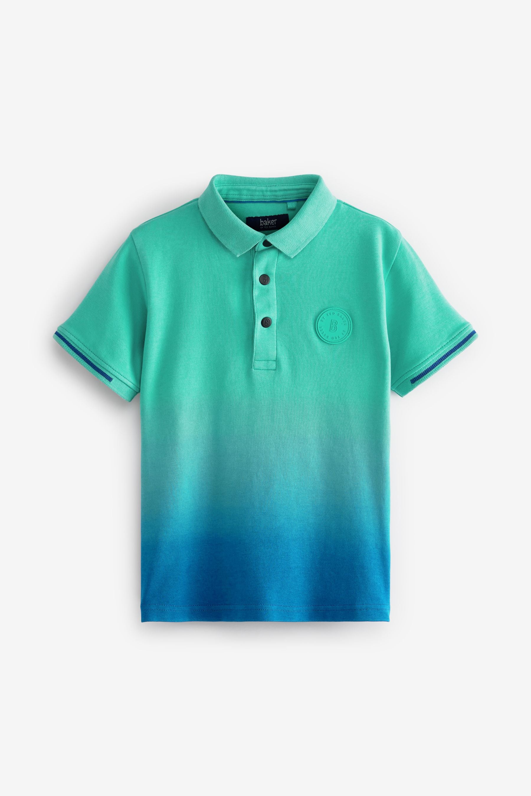 Baker by Ted Baker Blue Ombre Polo Shirt