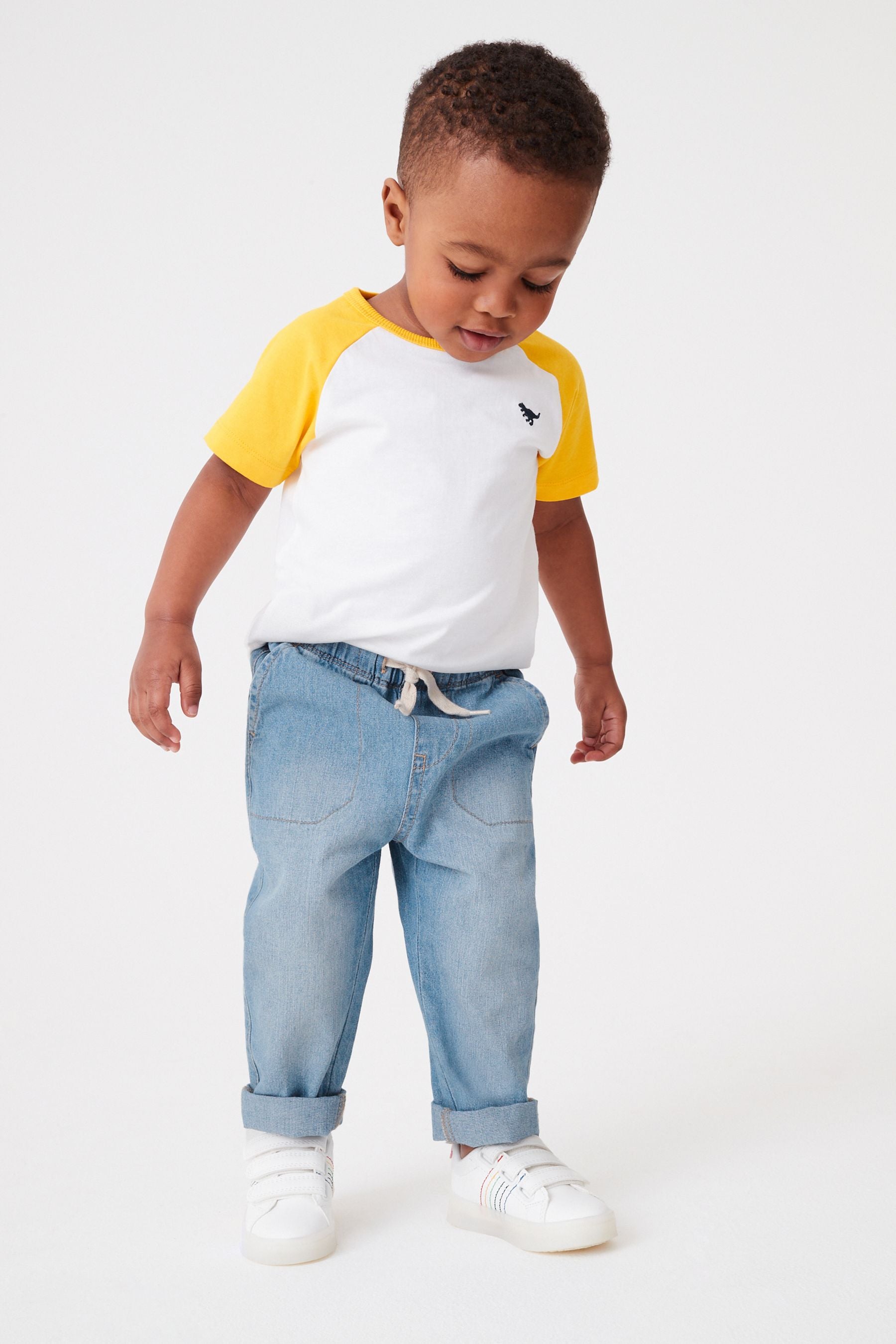 Denim Light Wash Lightweight Pull-On Trousers (3mths-7yrs)