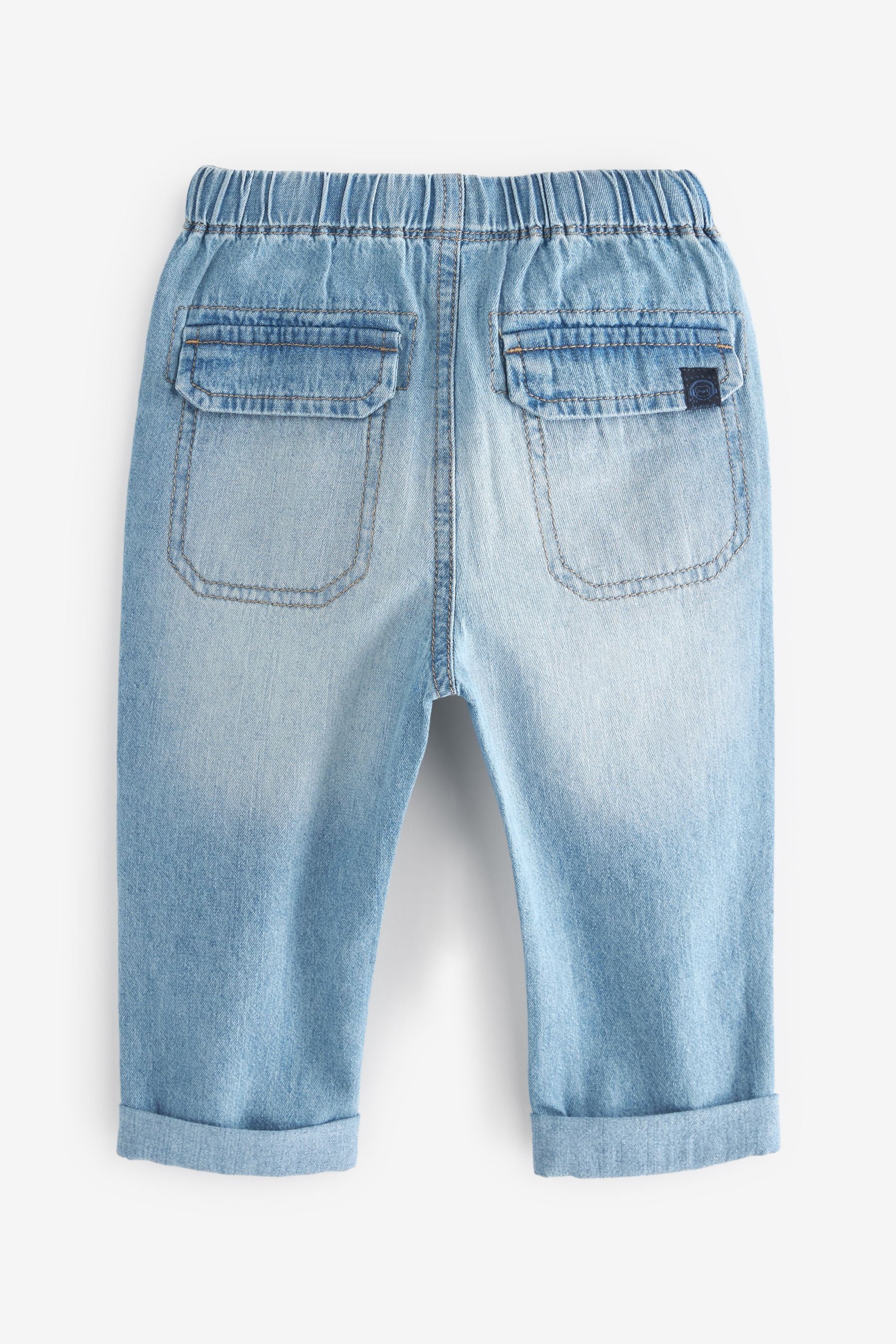 Denim Light Wash Lightweight Pull-On Trousers (3mths-7yrs)