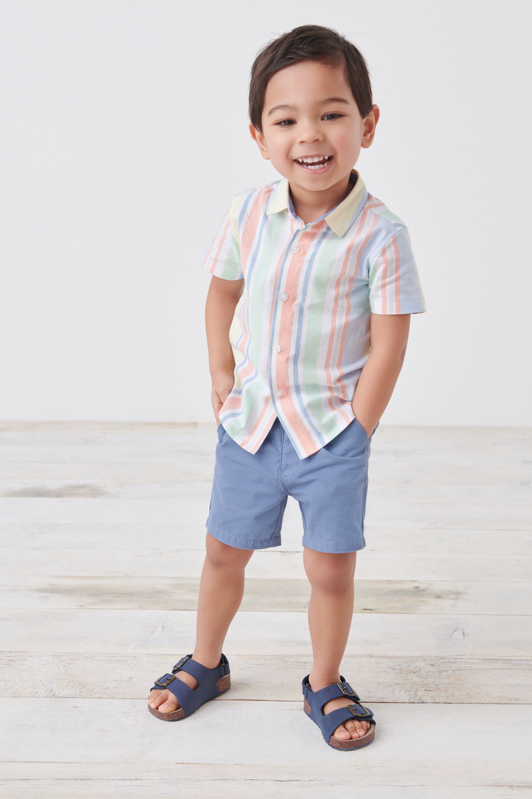 Pastel Stripe Oxford Shirt (3mths-7yrs)