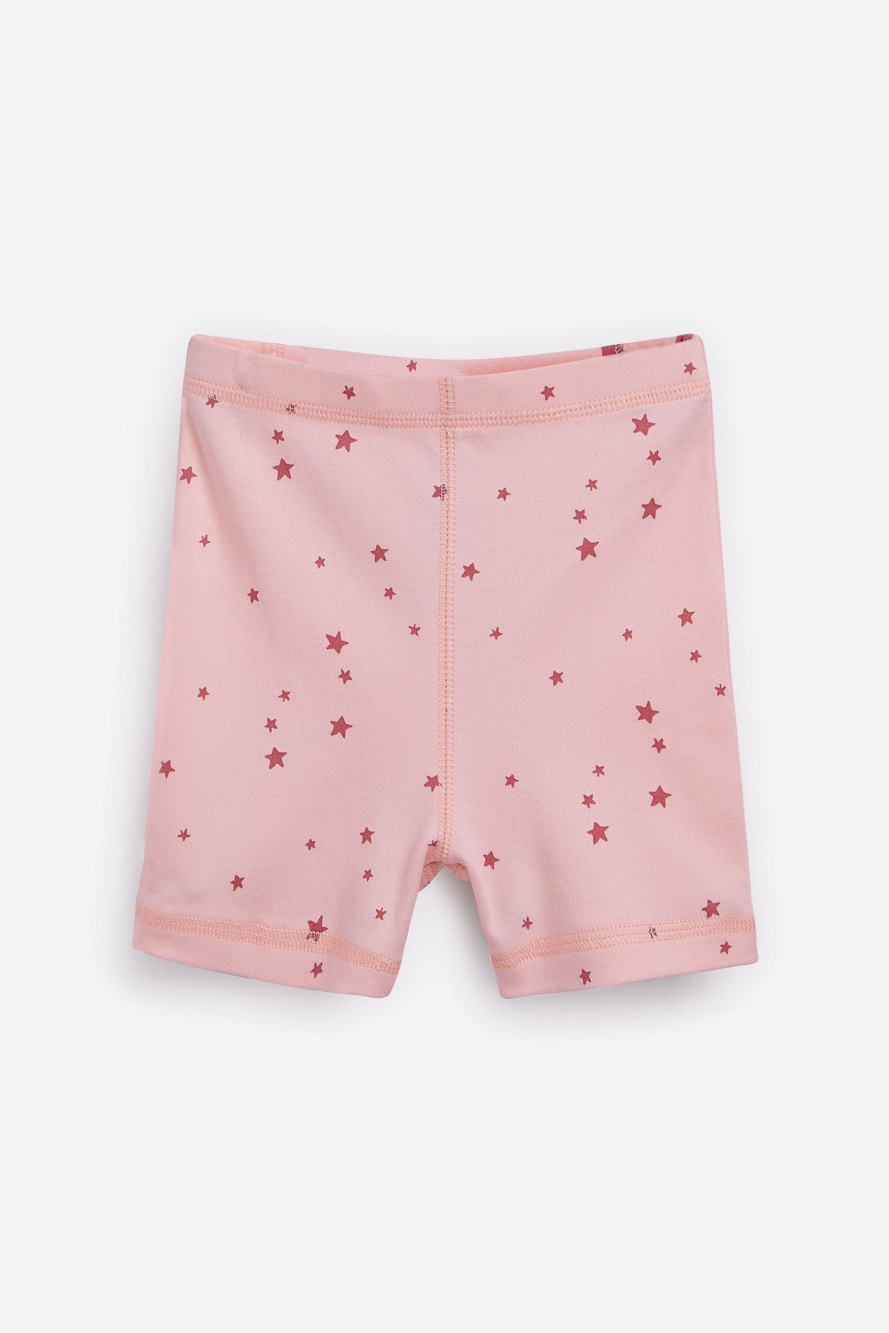 Pink/White Star Short Pyjamas 3 Pack (3-16yrs)