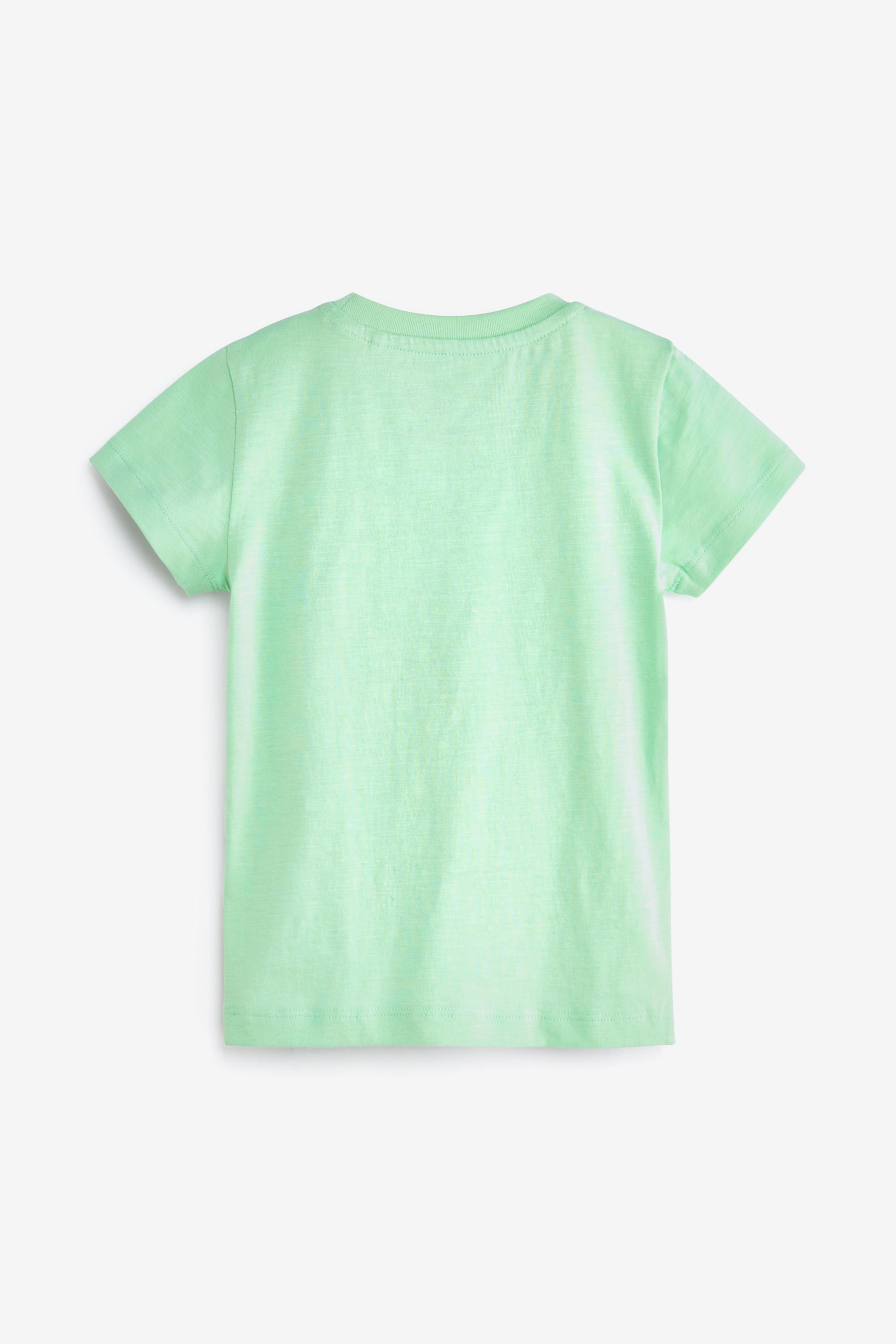 Mint Green Baby Shark Short Sleeve T-Shirt (3mths-8yrs)