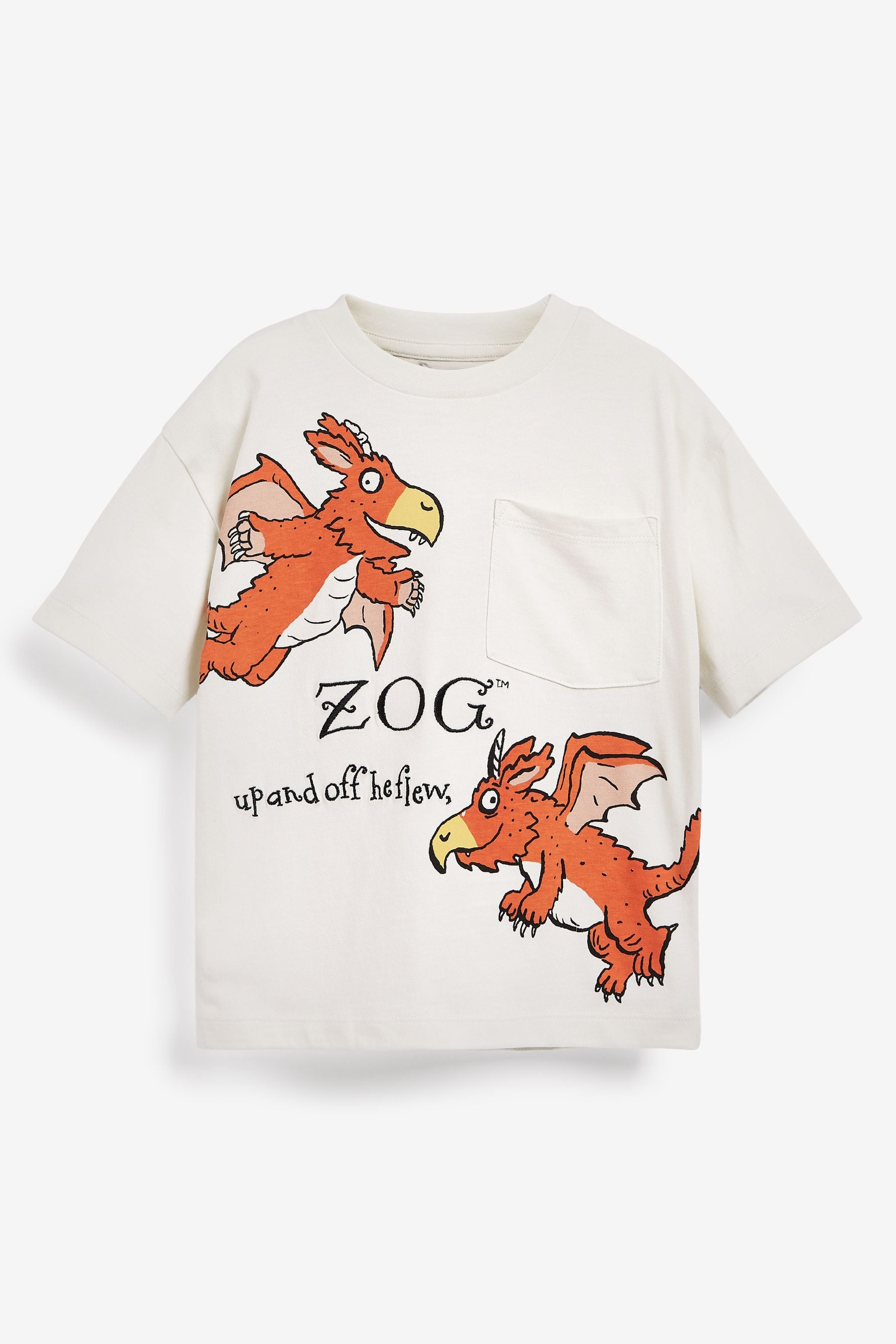 White Zog Short Sleeve T-Shirt (3mths-8yrs)