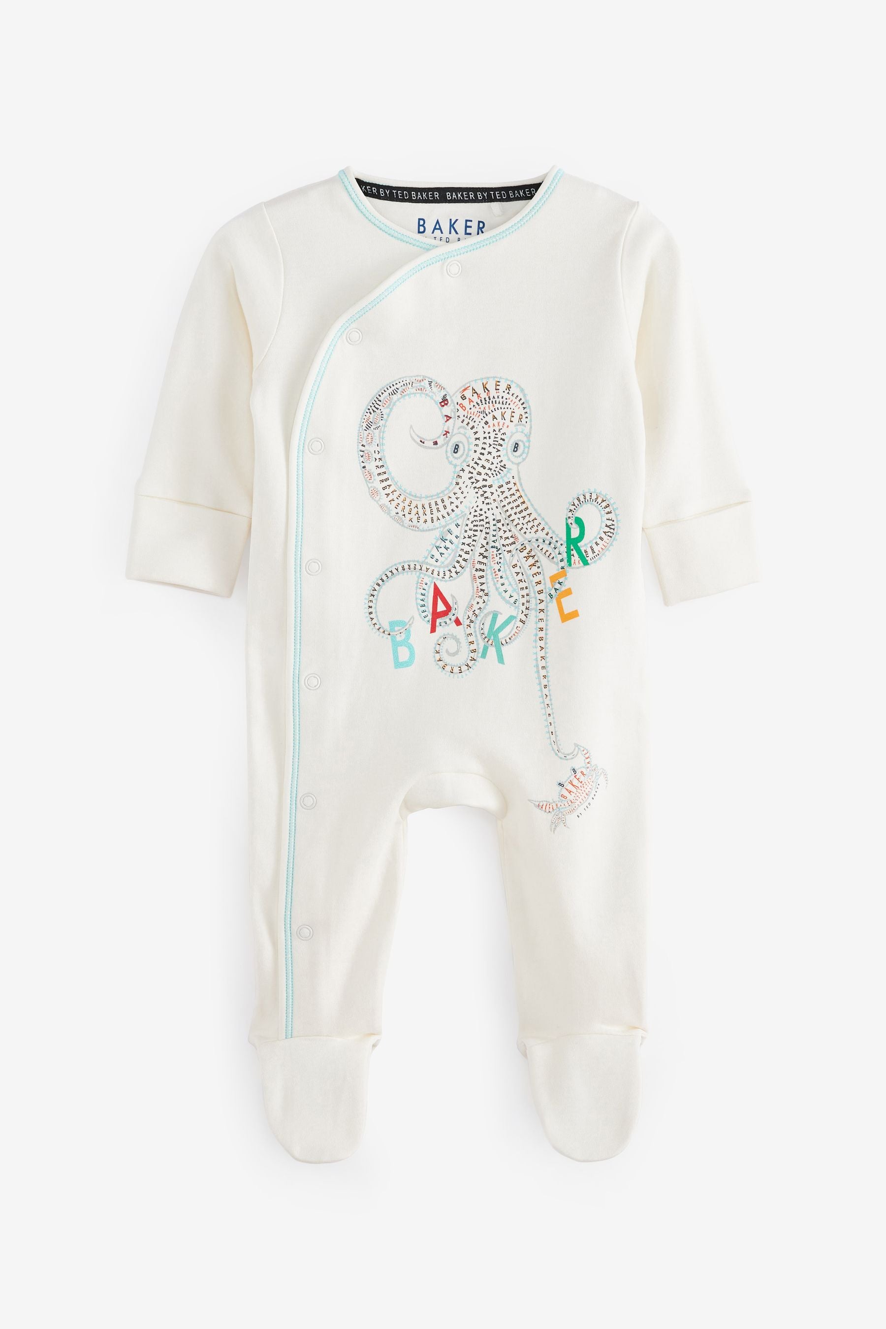 Baker by Ted Baker Blue Sleepsuits 2 Pack