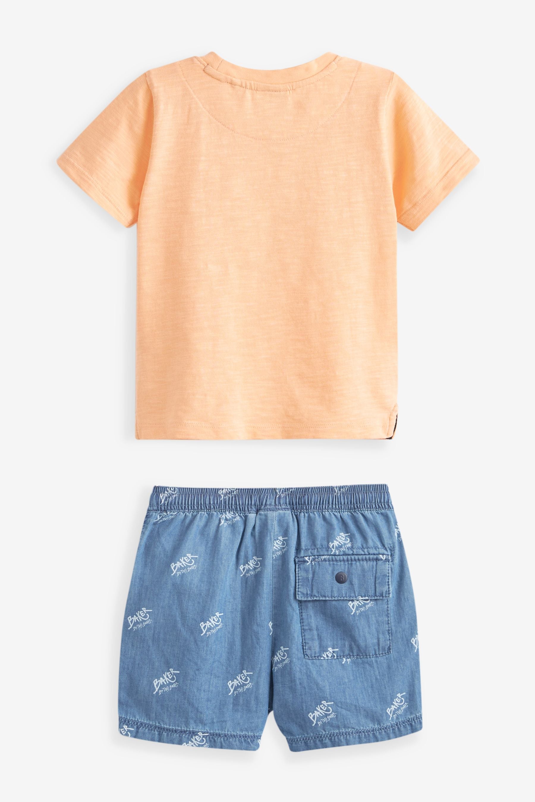 Baker by Ted Baker T-Shirt and Chambray Shorts Set