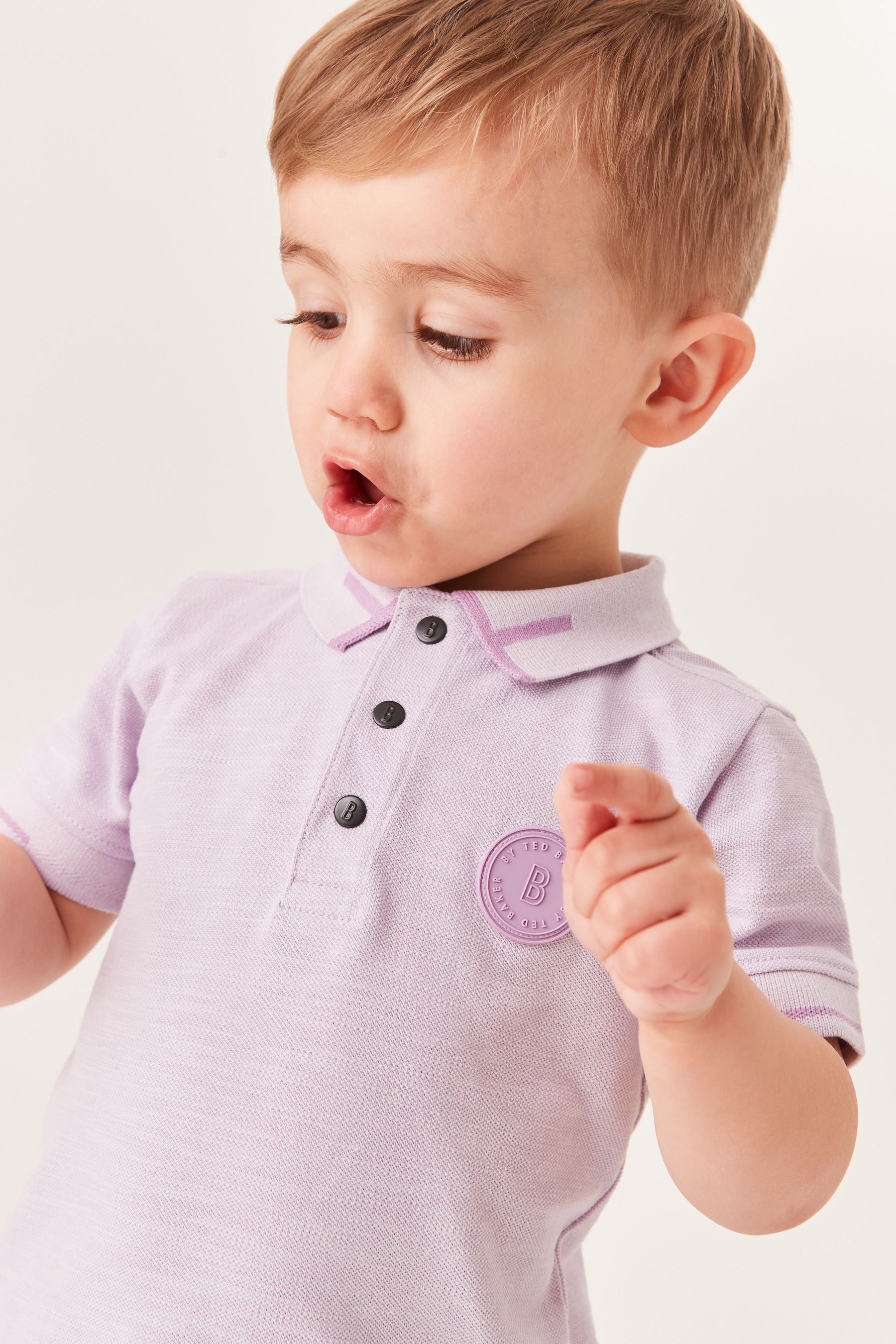 Baker by Ted Baker Lilac Polo Shirt