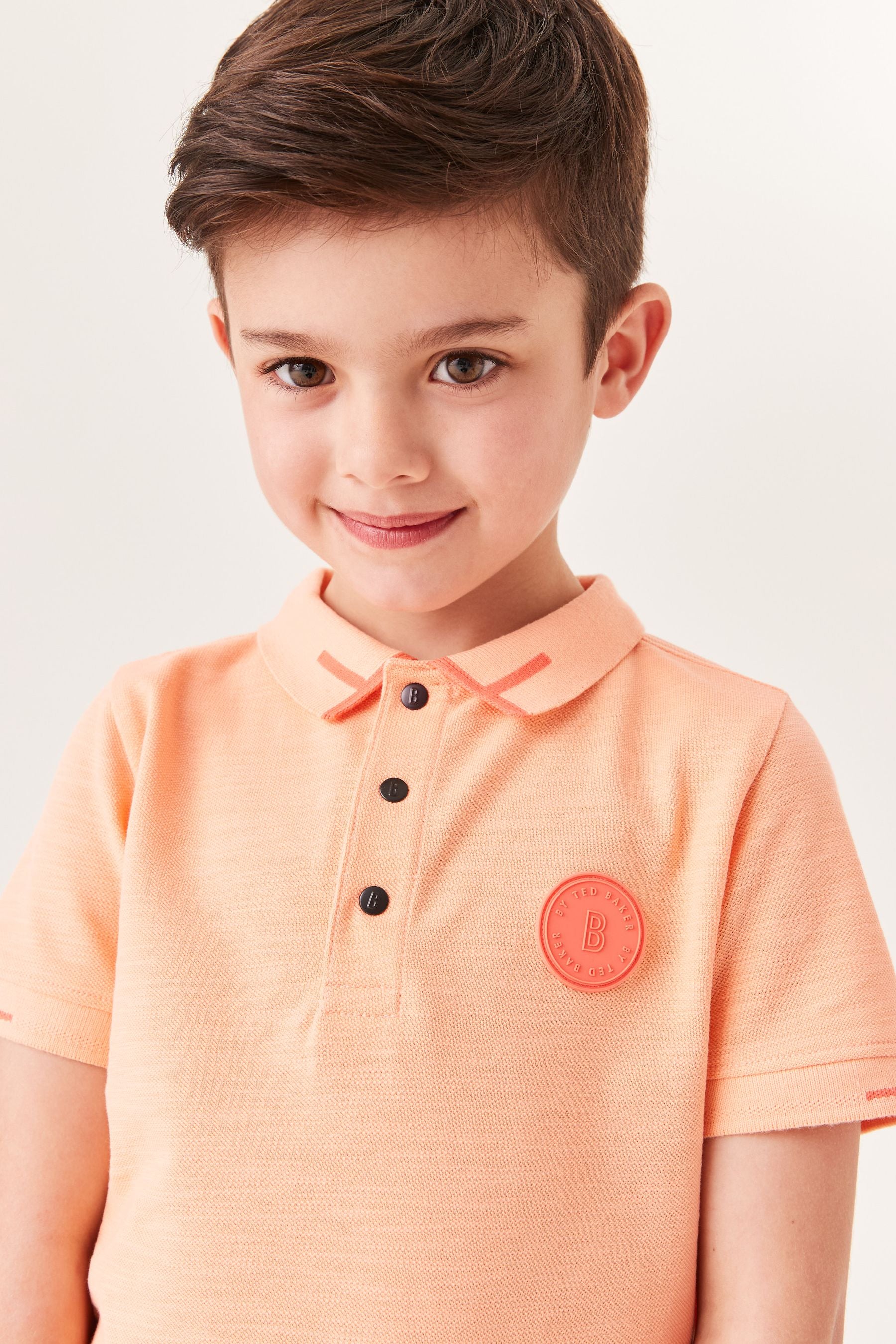 Baker by Ted Baker Orange Polo Shirt