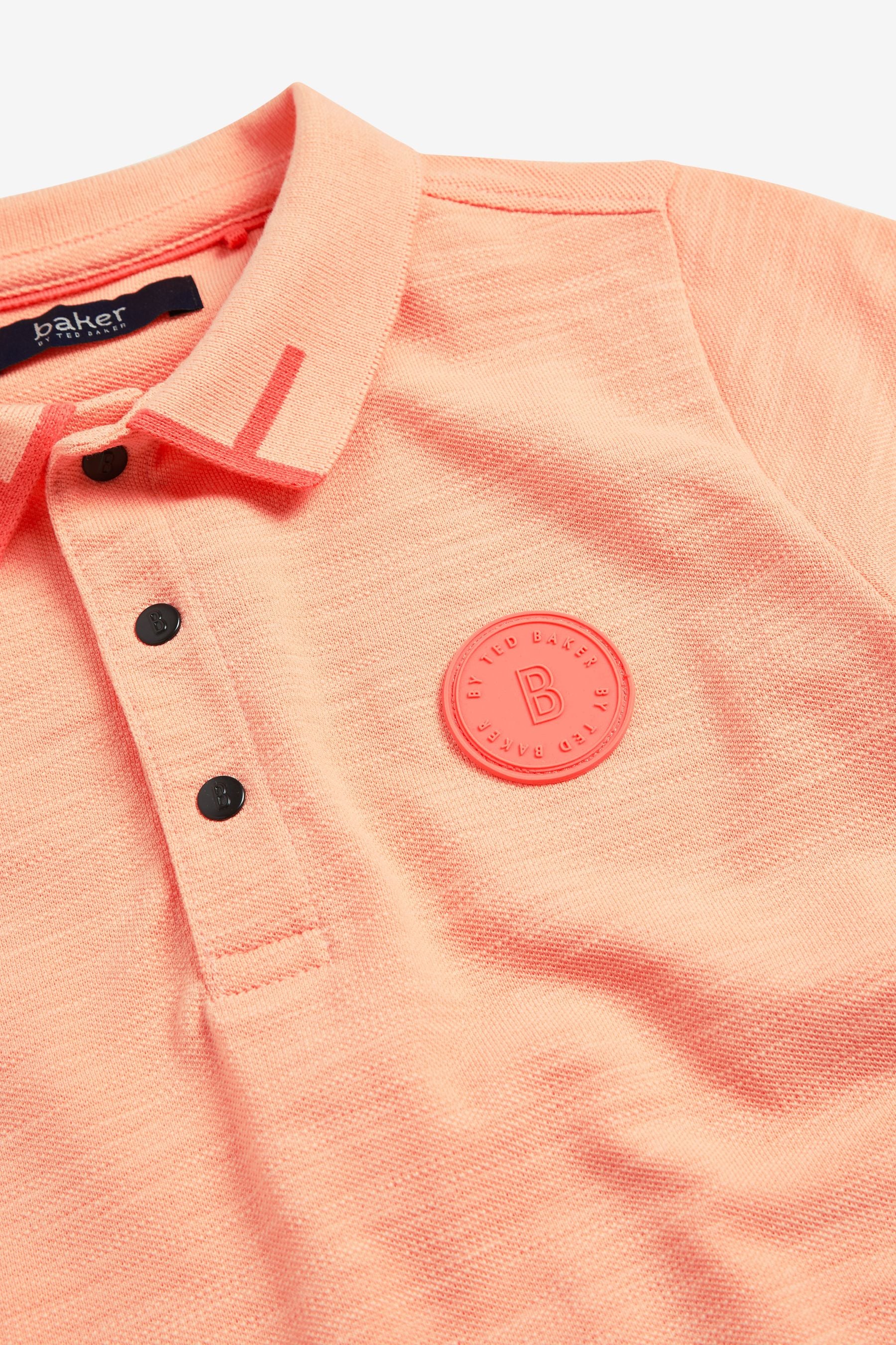 Baker by Ted Baker Orange Polo Shirt