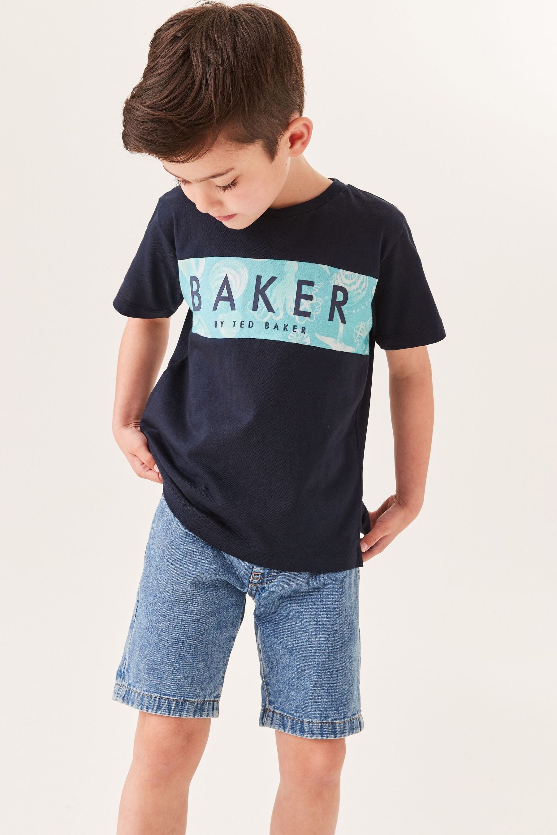 Baker by Ted Baker Navy Blue T-Shirt