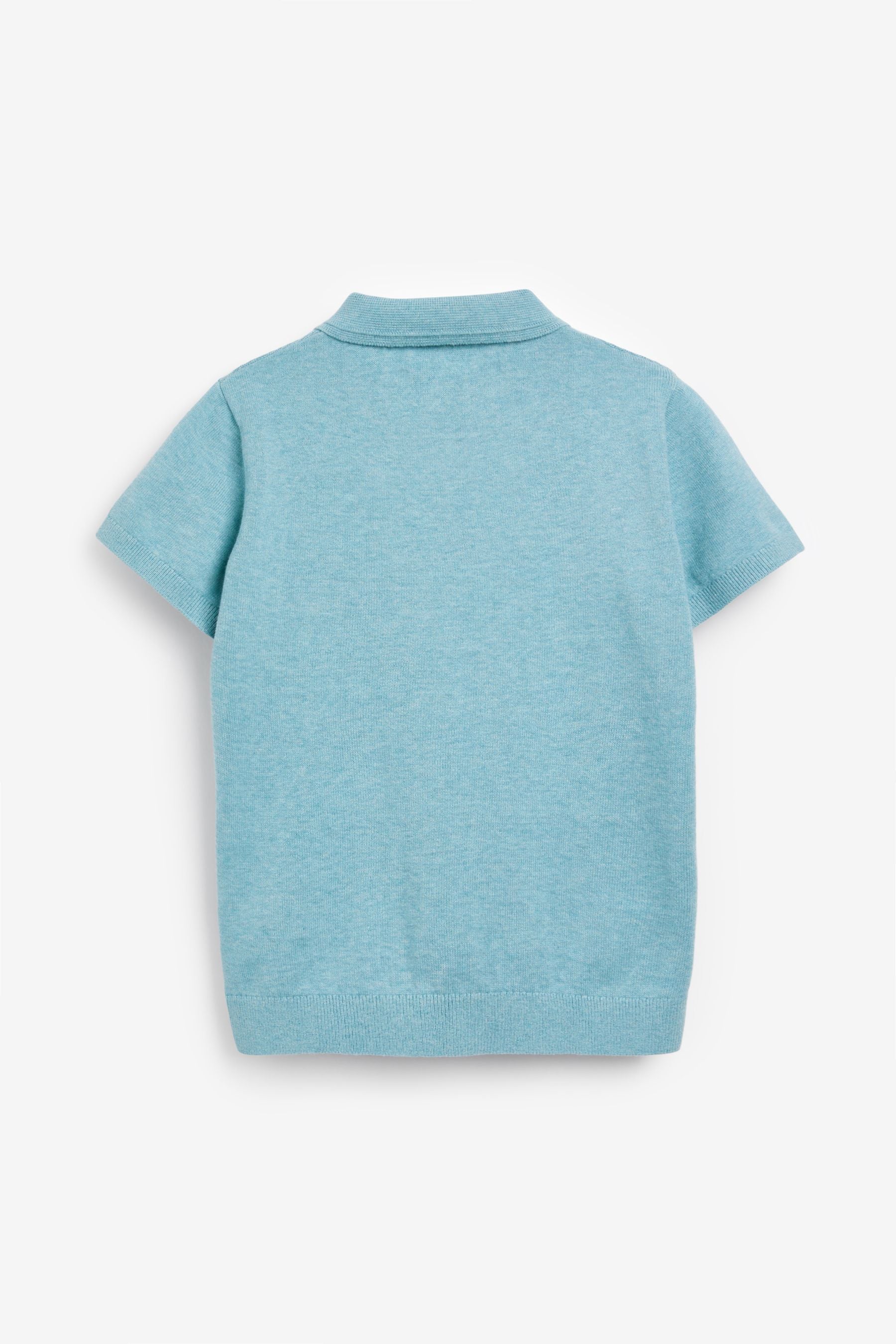 Blue Short Sleeve Polo Shirt (3-16yrs)