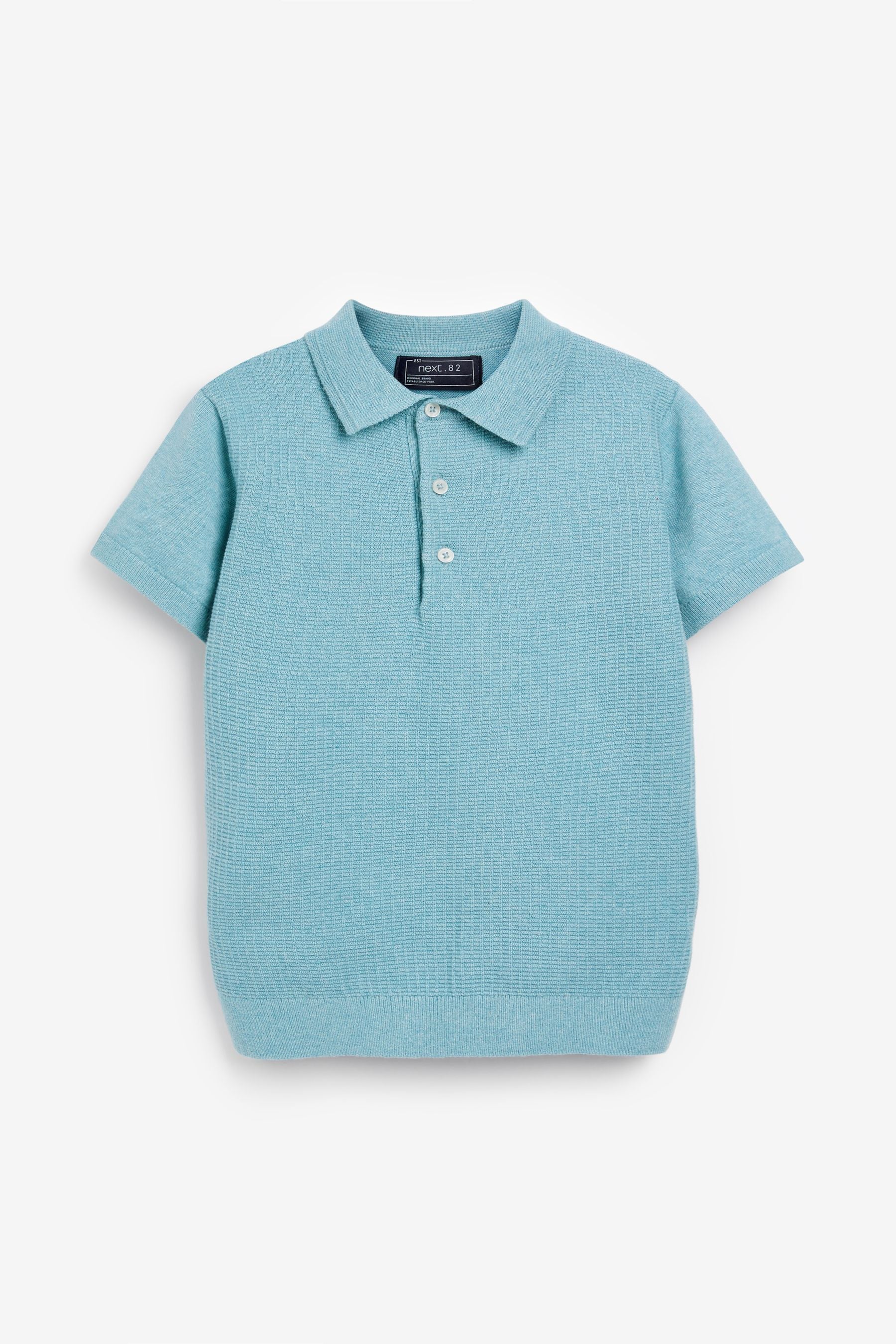 Blue Short Sleeve Polo Shirt (3-16yrs)