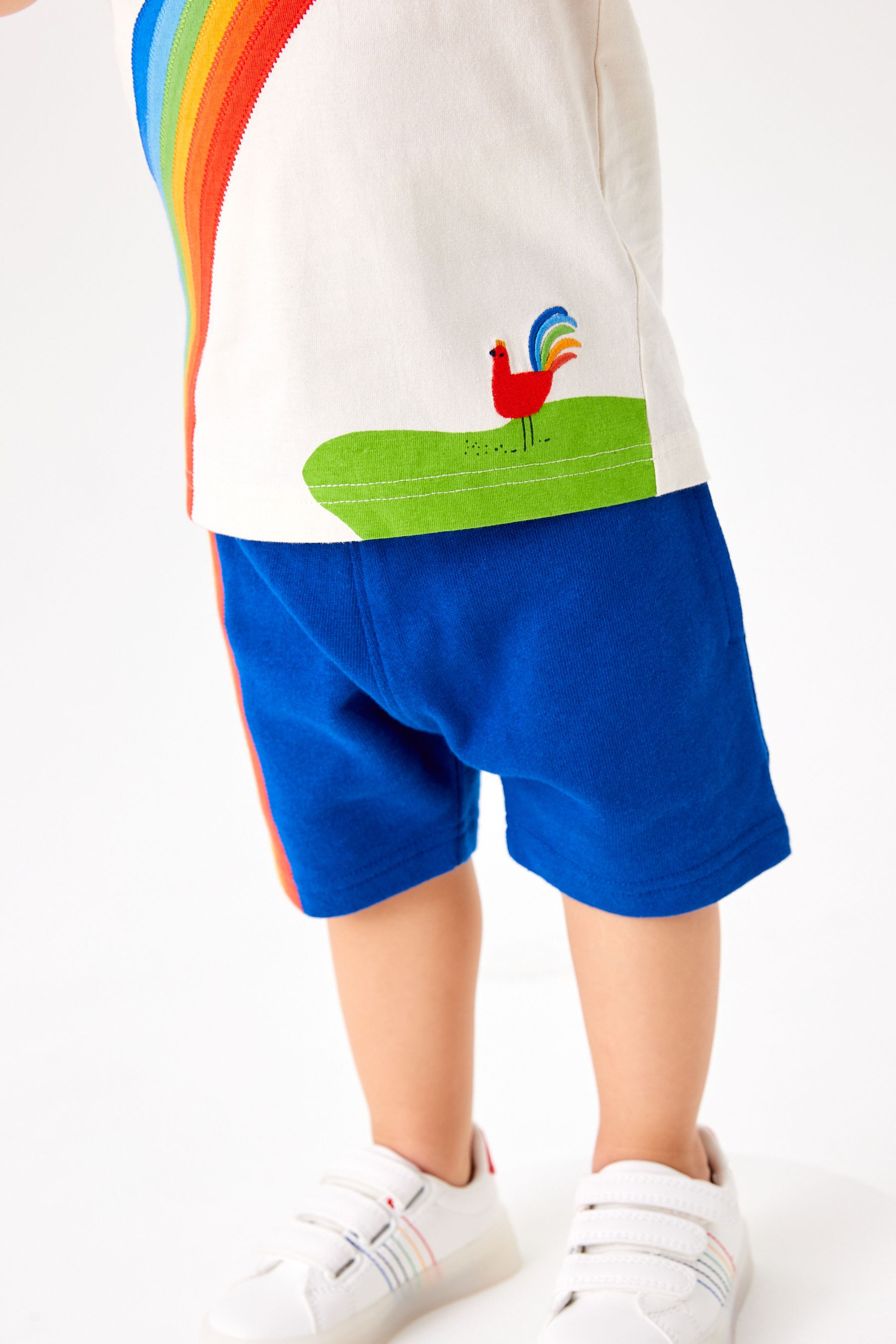 Rainbow Tractor Character T-Shirt and Shorts Set (3mths-7yrs)