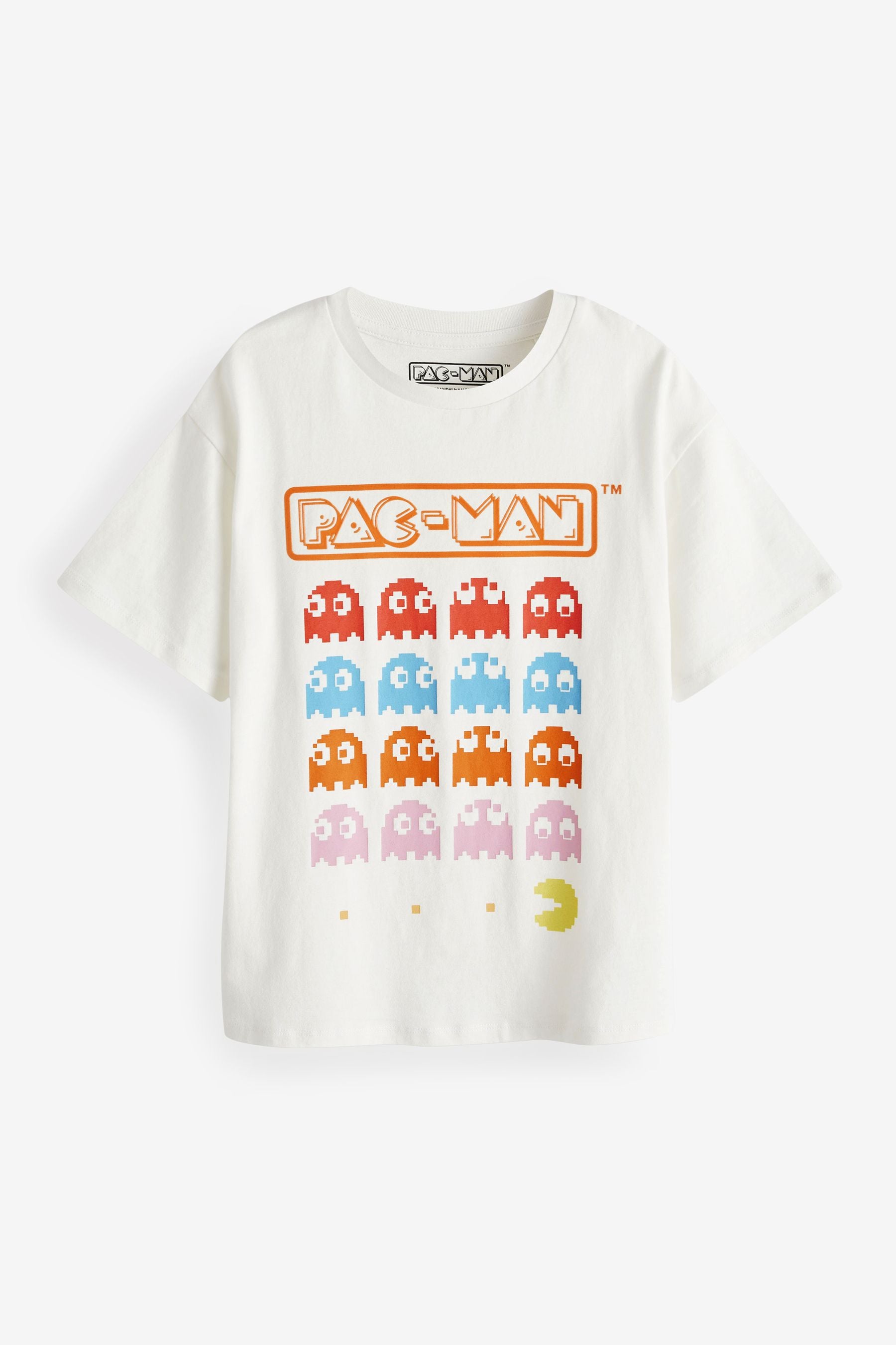 White Pacman Oversized T-Shirt (3-16yrs)