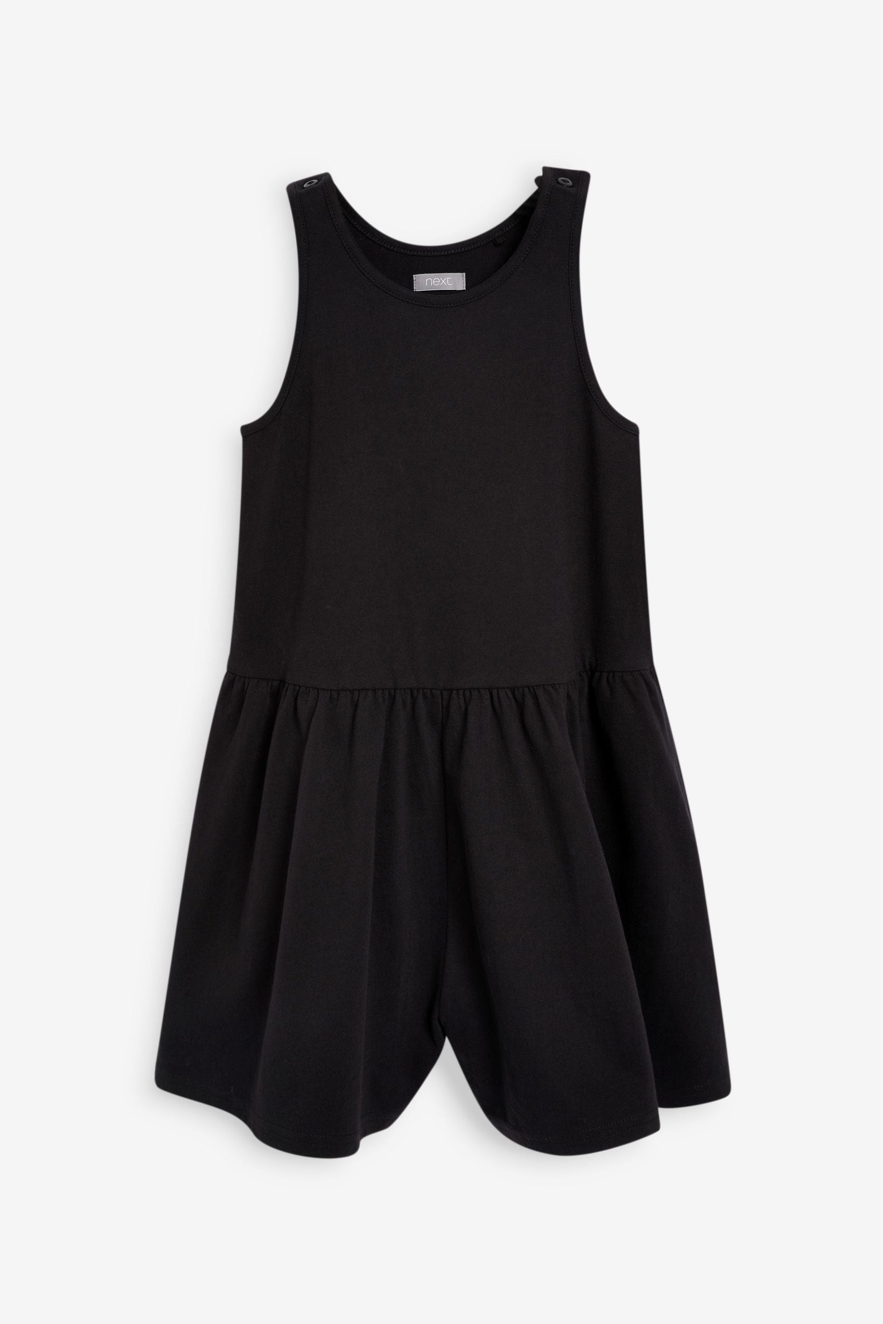 Black Strappy Playsuit (3-16yrs)