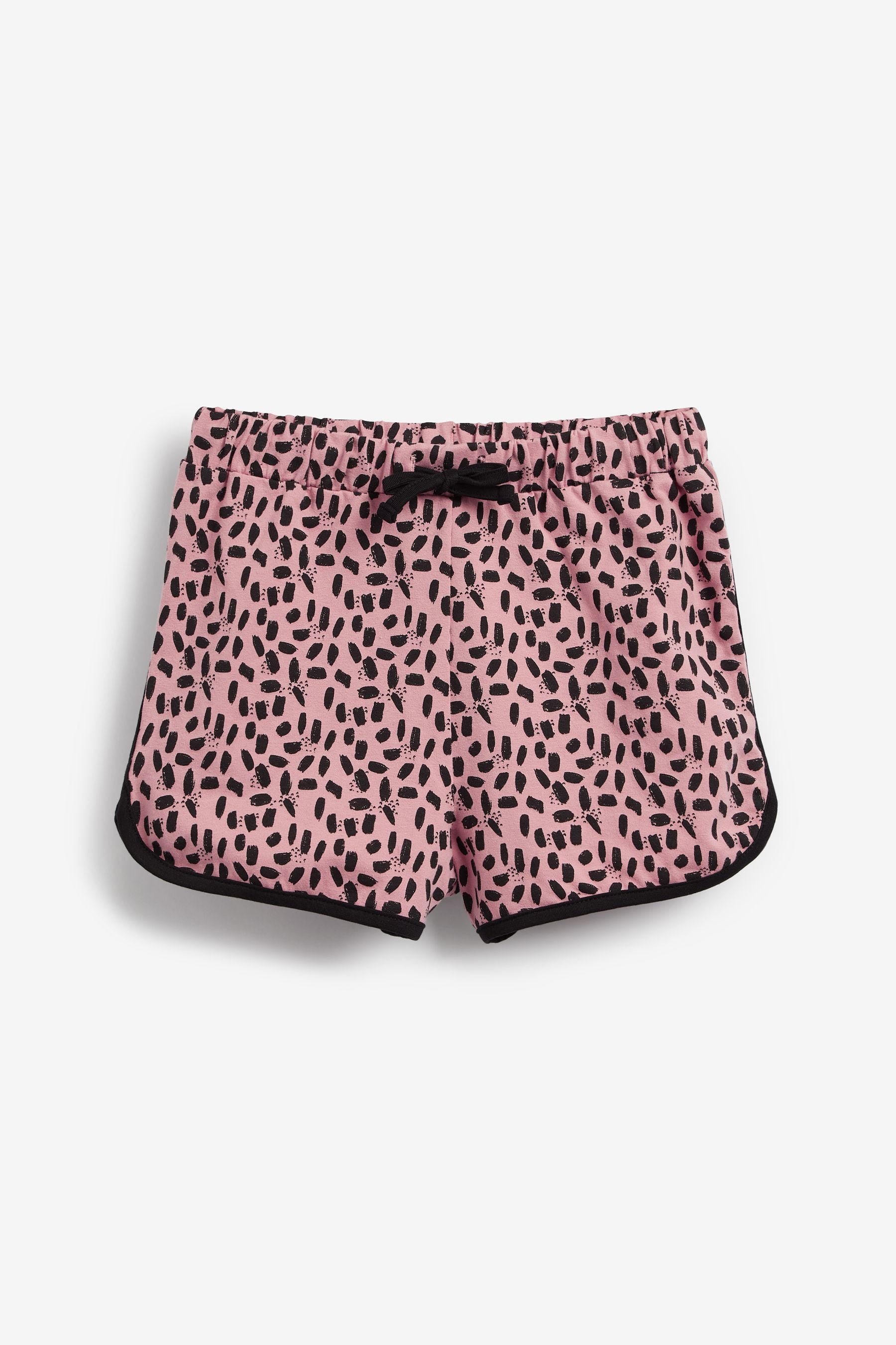 Black/Pink Colourblock 2 Pack Short Cami Pyjamas (3-16yrs)