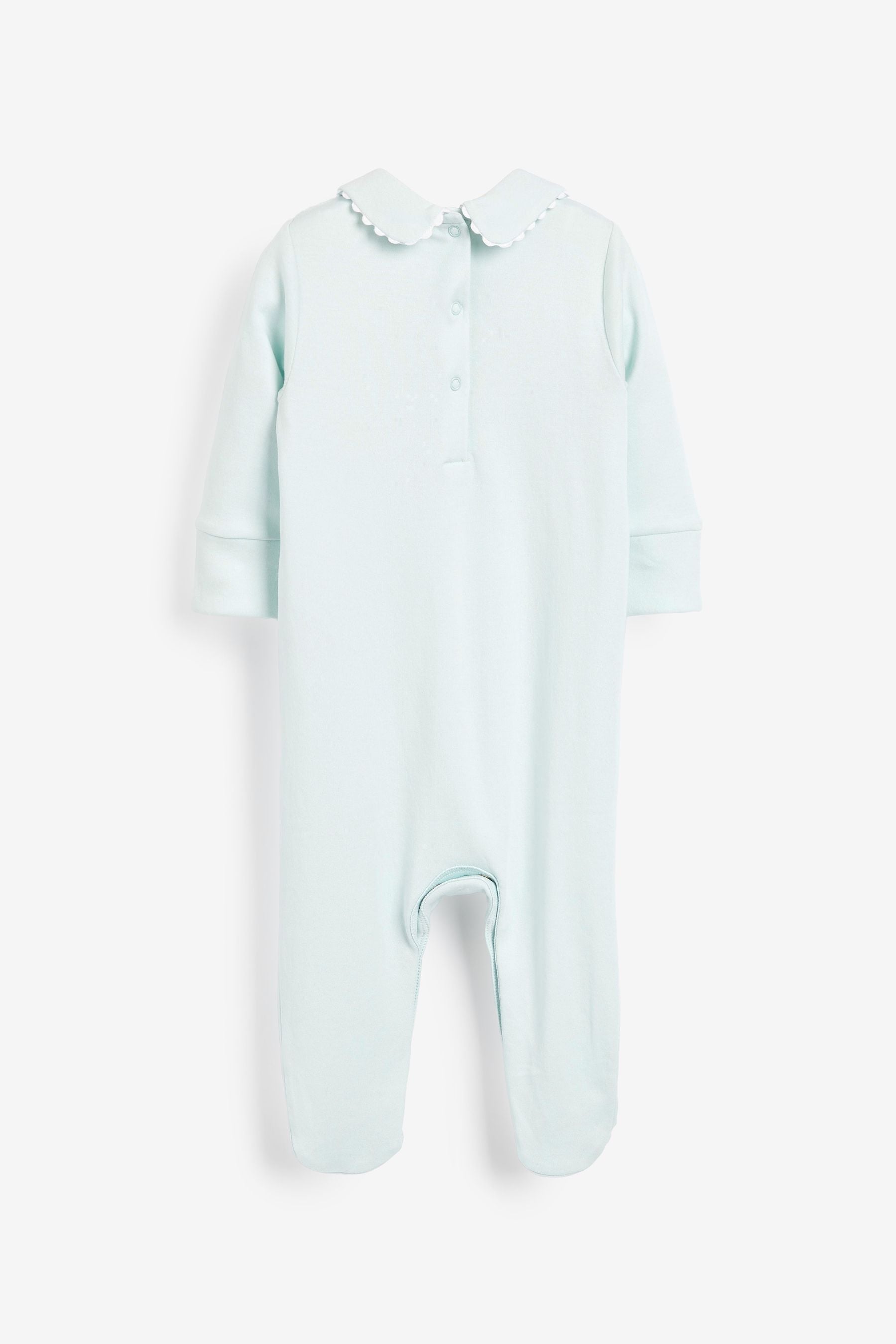 Blue Smart Single Sleepsuit (0-2yrs)