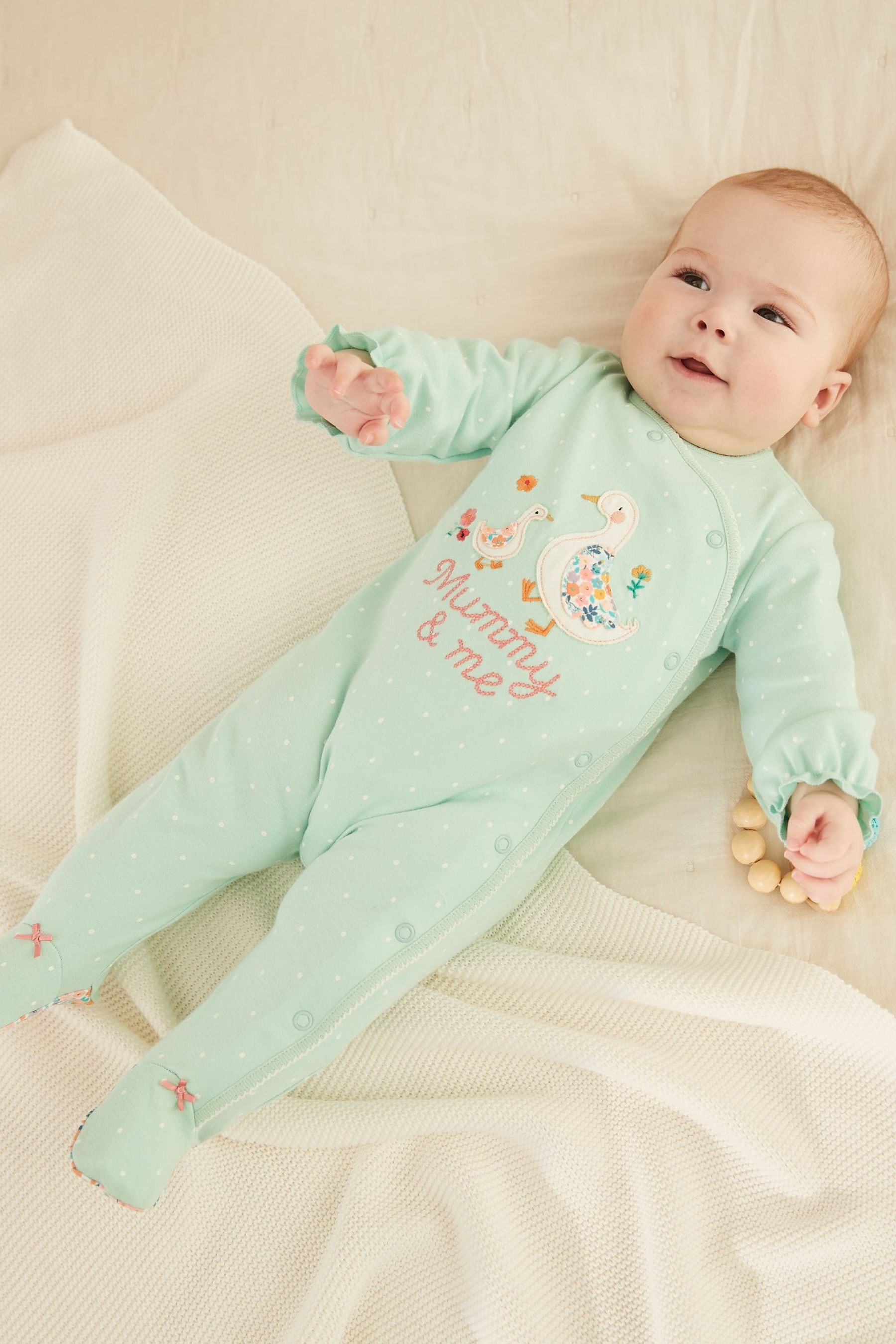 Blue Family Sleepsuit (0-2yrs)