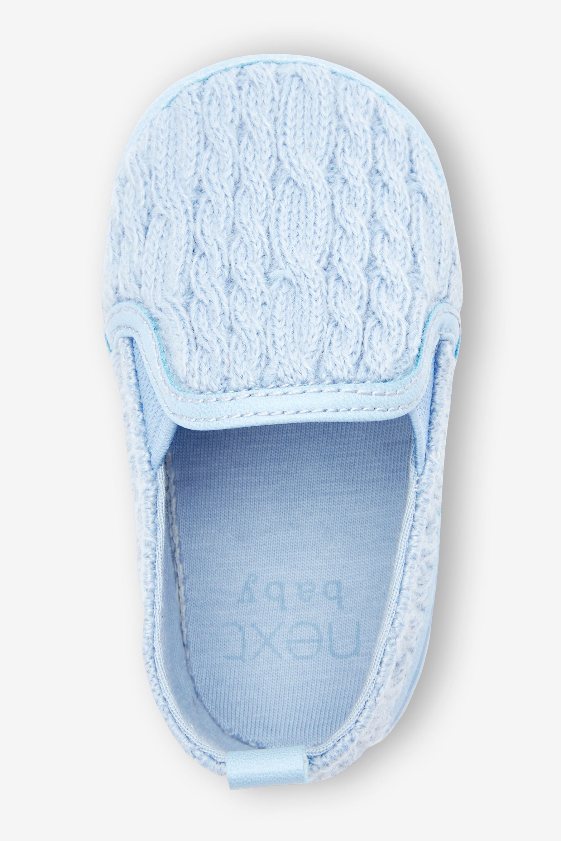 Blue Pram Crochet Slip-On Shoes (0-24mths)