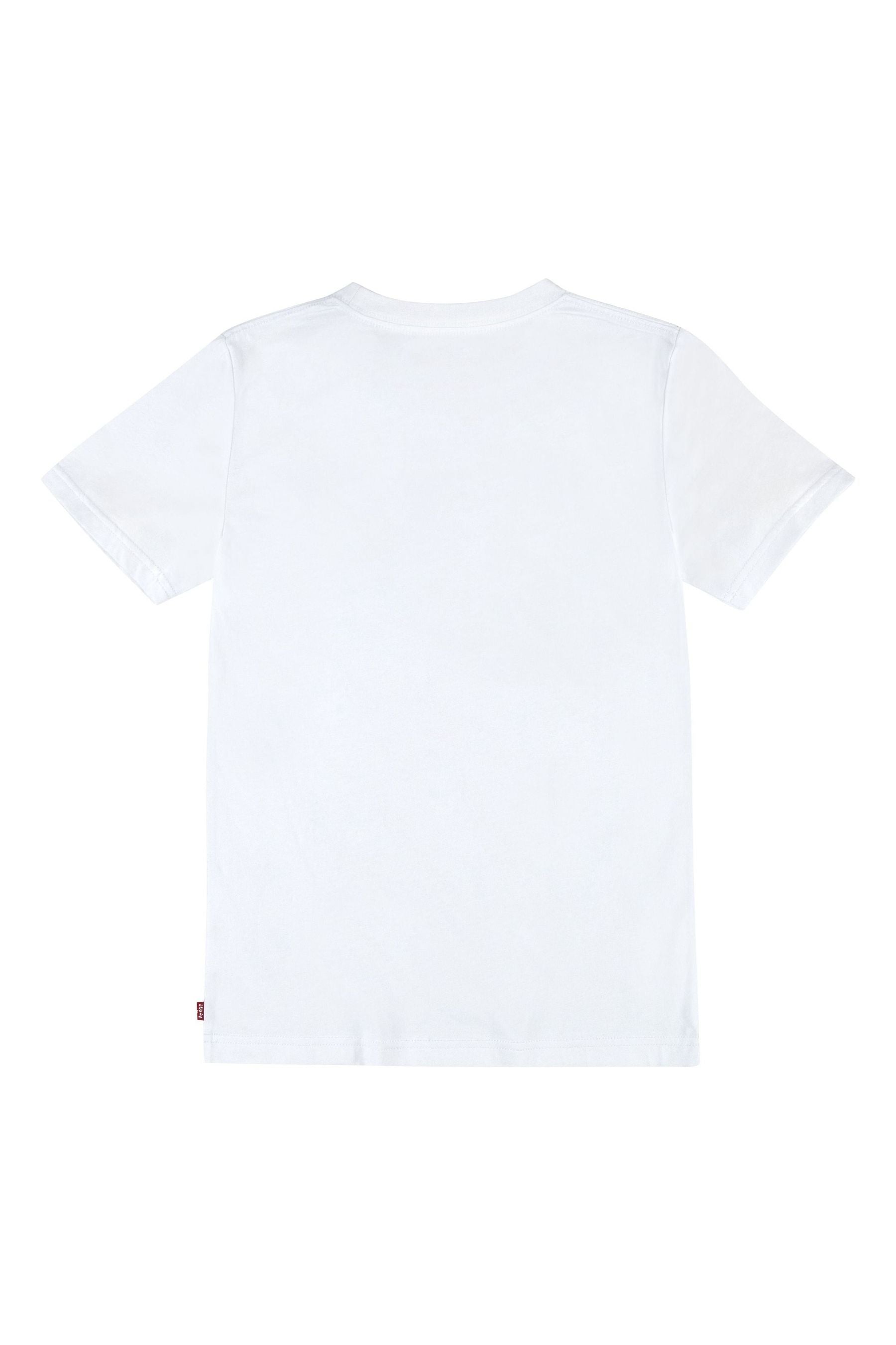 Levi's White Tropical Graphic Short Sleeved T-S