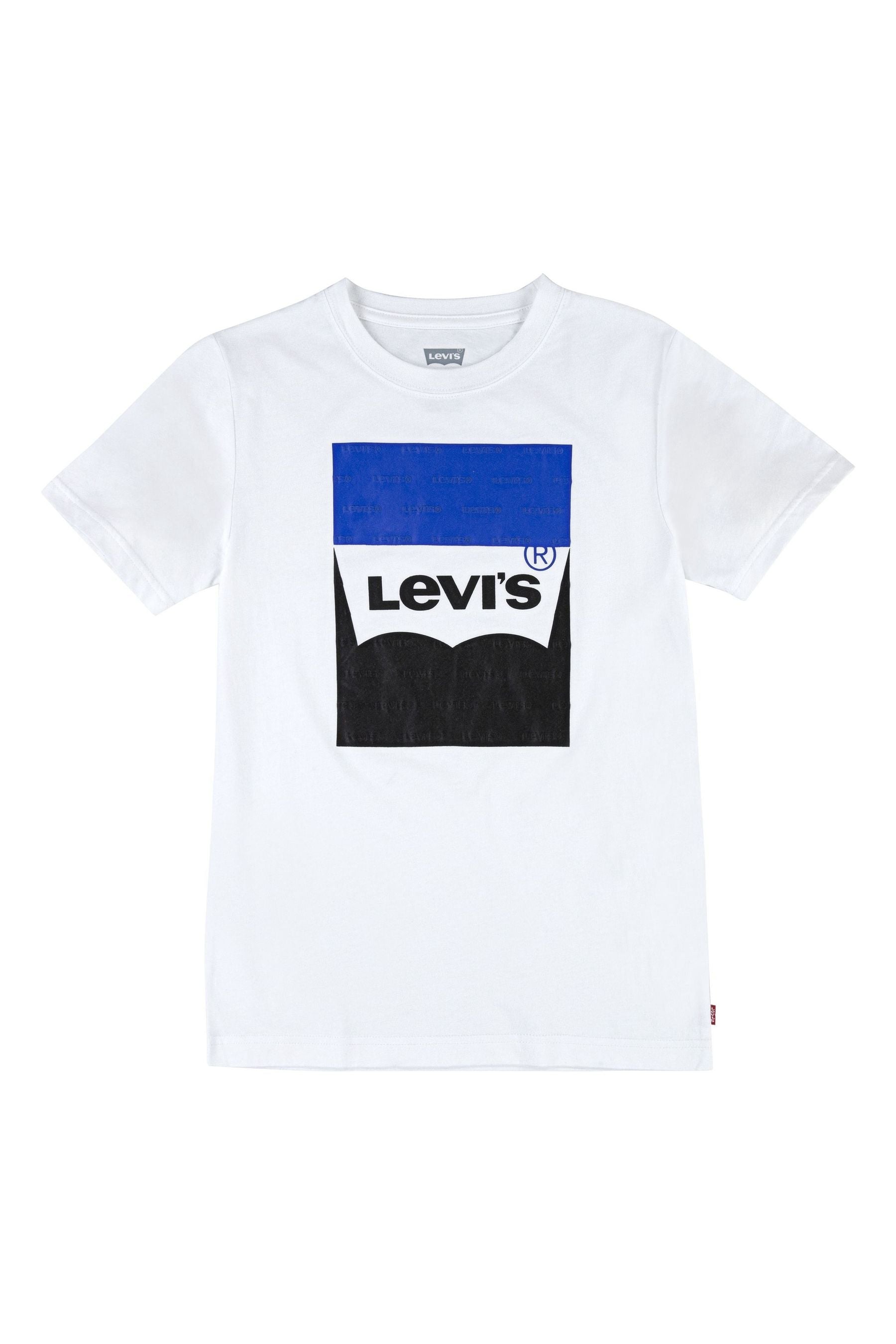 Levi's White Tropical Graphic Short Sleeved T-S