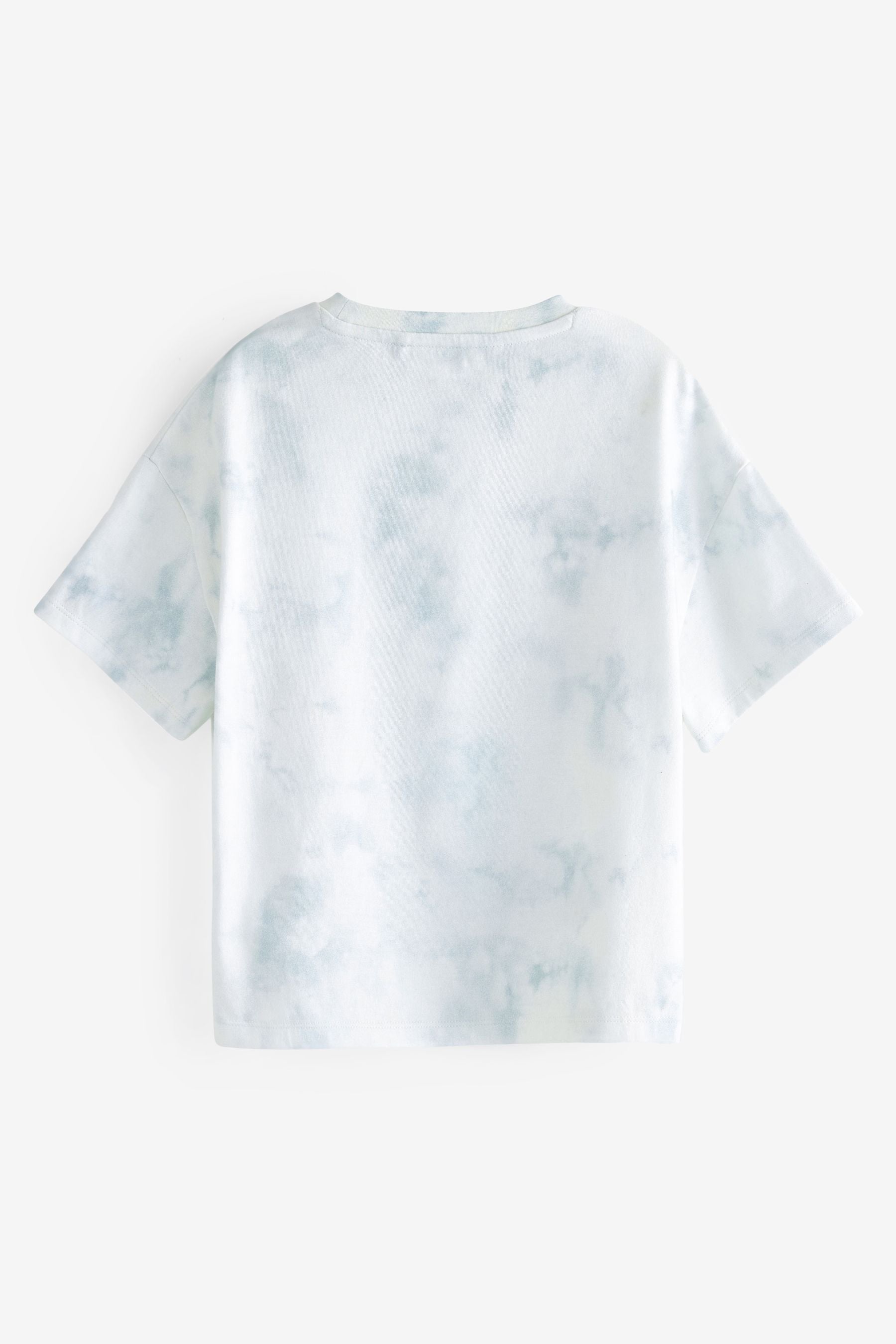 Blue/White Lilo & Stitch Tie Dye Glitter T-Shirt (3-16yrs)