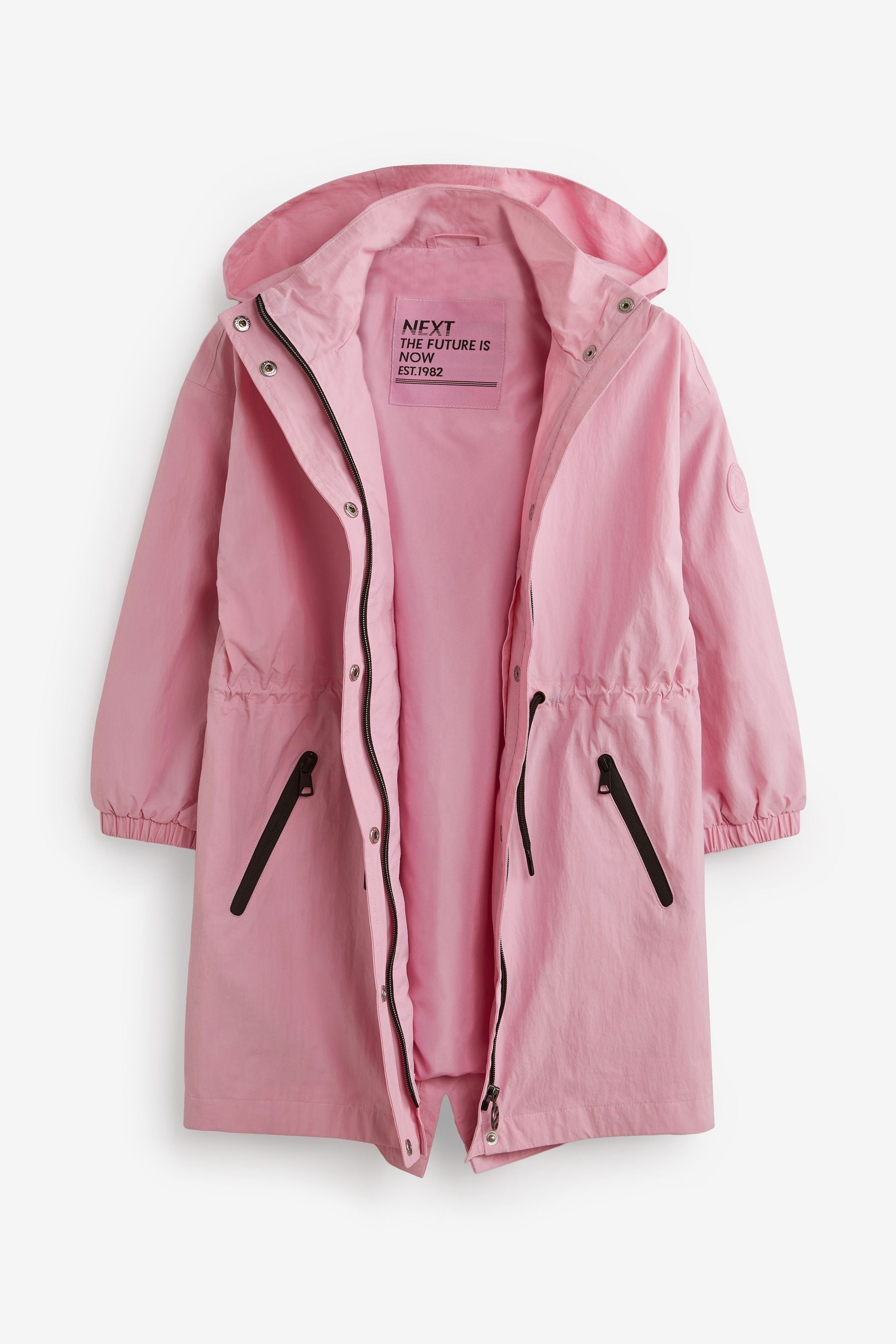 Pink Waterproof Longline Cagoule (3-16yrs)