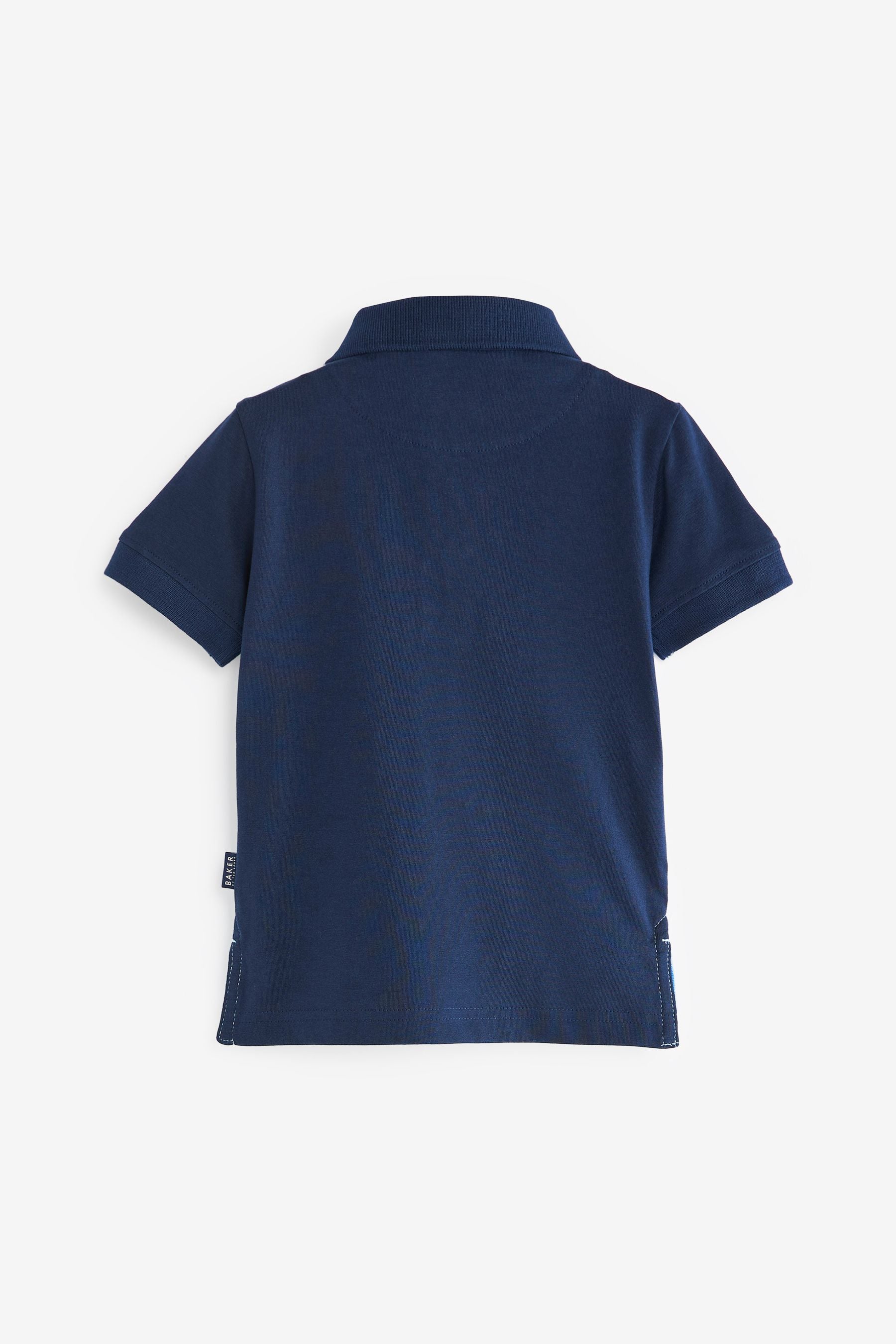 Baker by Ted Baker Blue Colourblock Polo Shirt