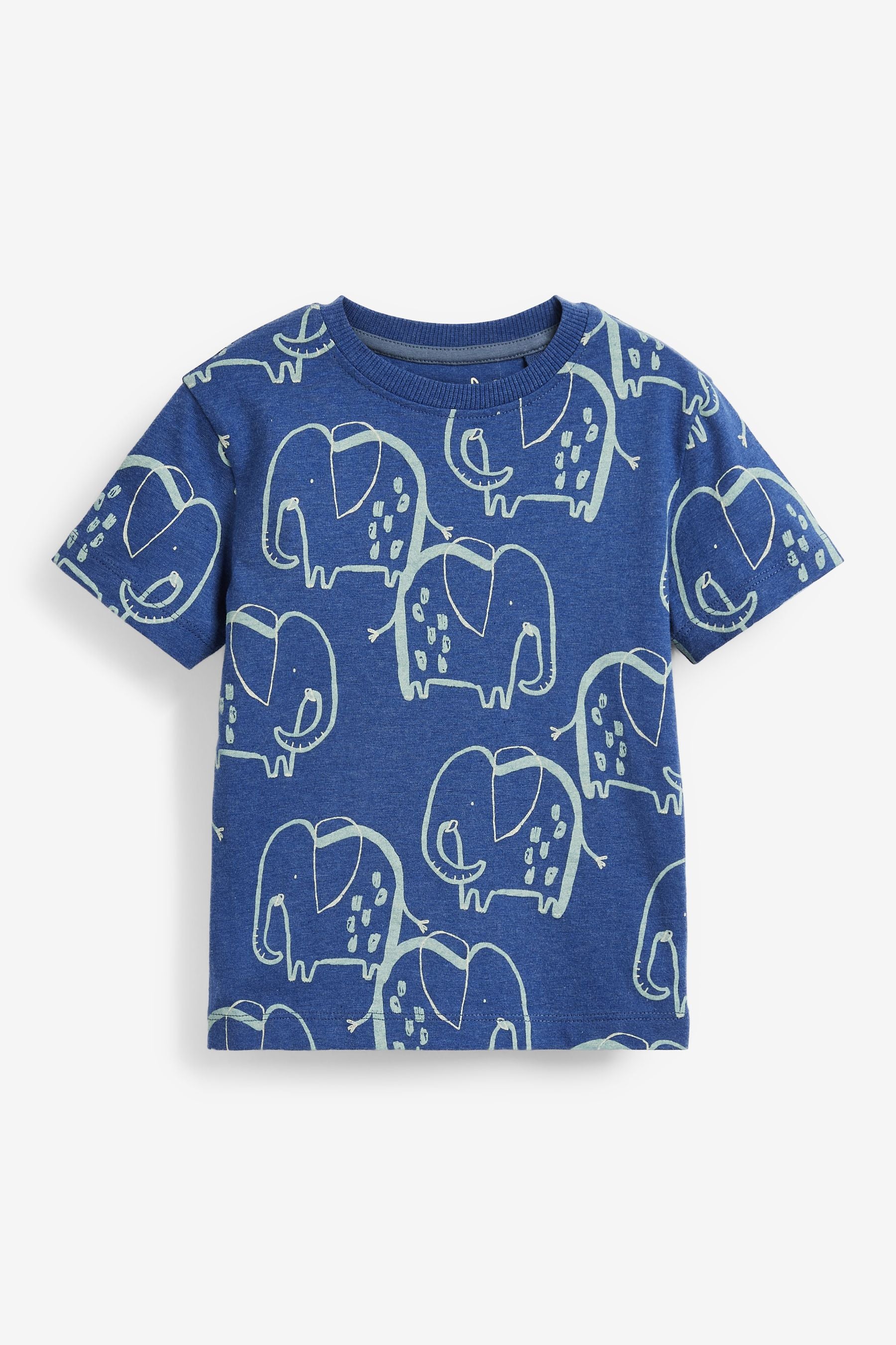 Blue Animals 3 Pack Short Pyjamas (9mths-12yrs)